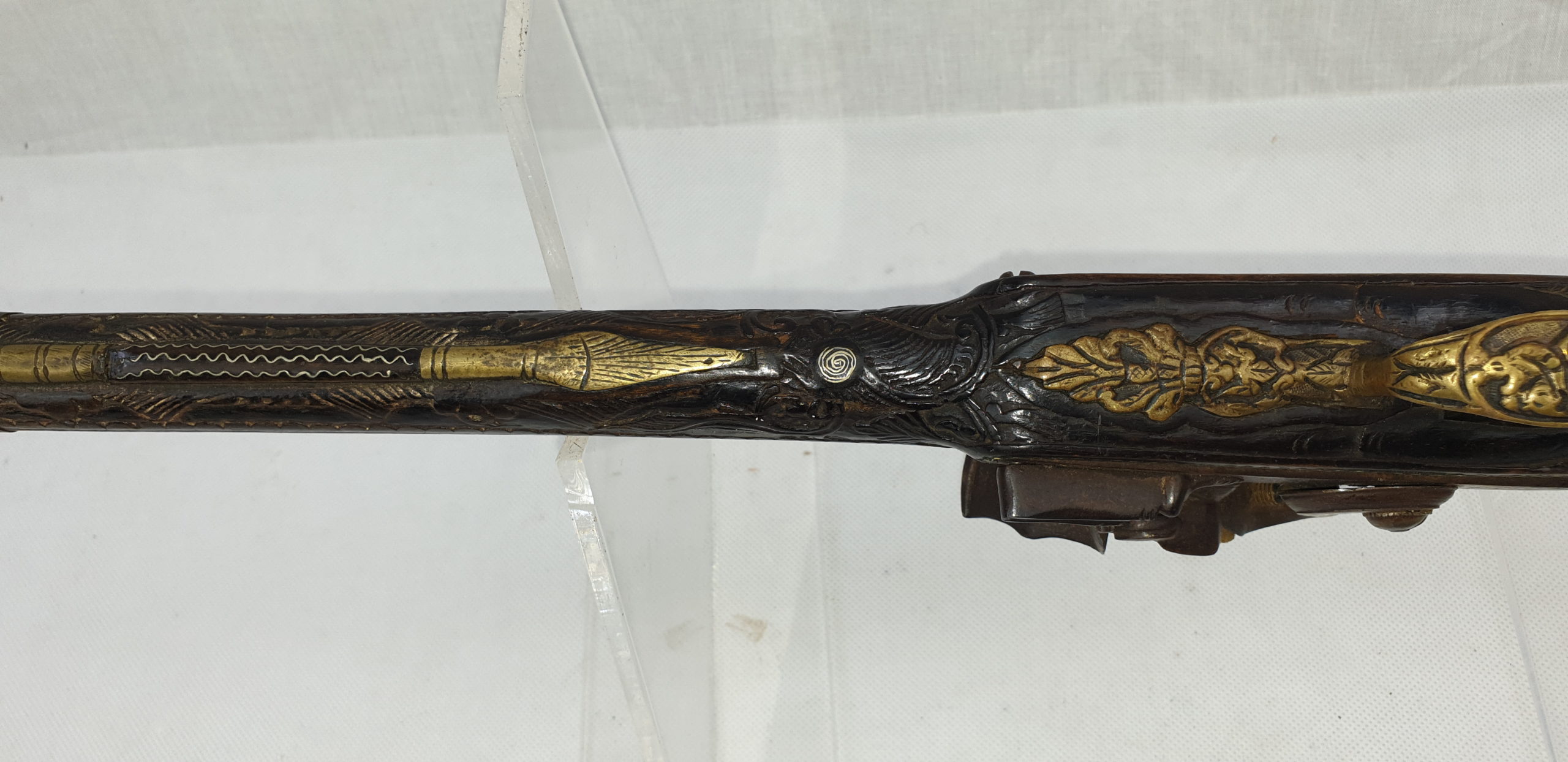 18th Century Oriental Flintlock Pistol - Image 4