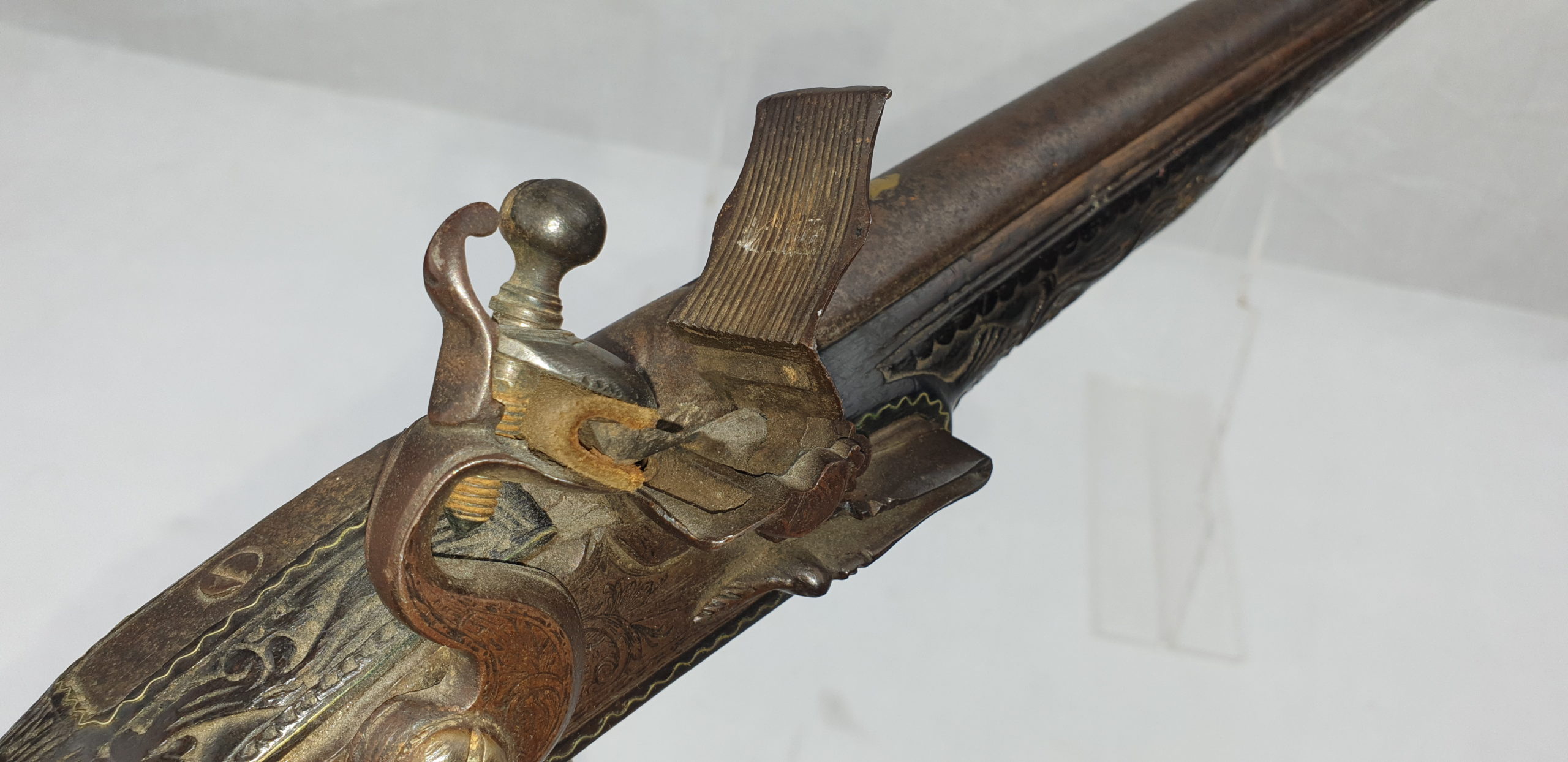18th Century Oriental Flintlock Pistol - Image 2