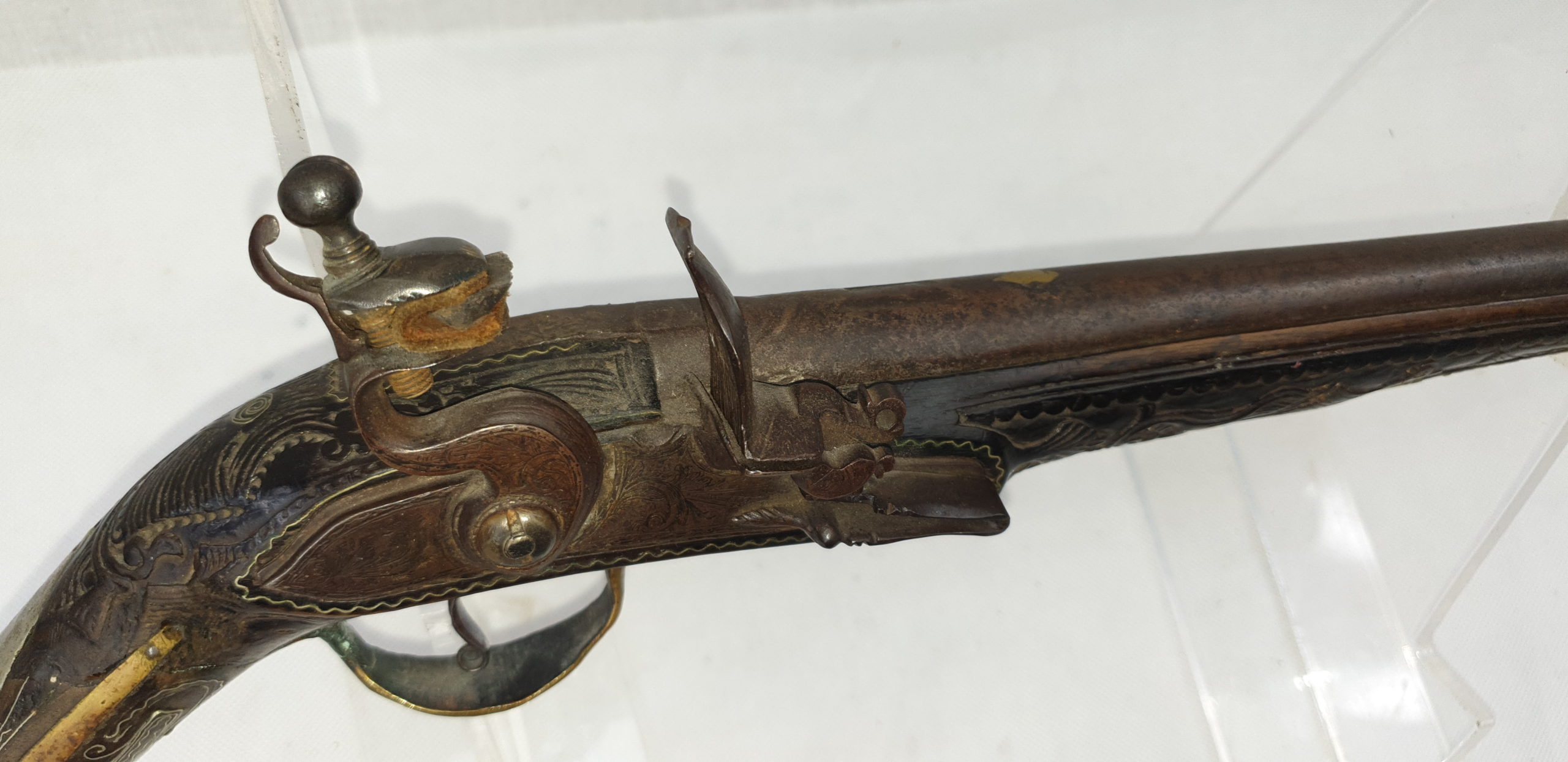 18th Century Oriental Flintlock Pistol - Image 18