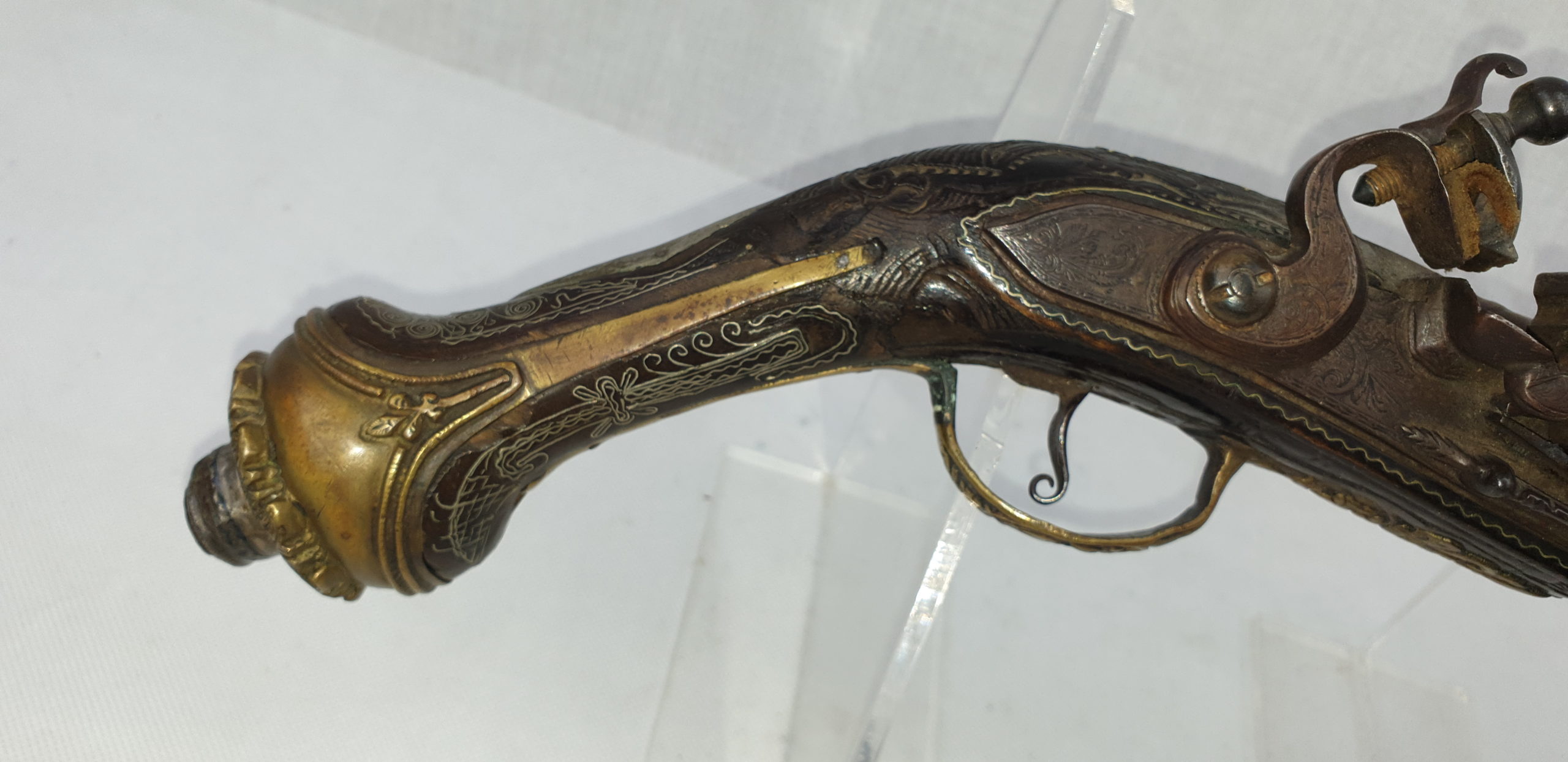 18th Century Oriental Flintlock Pistol - Image 17
