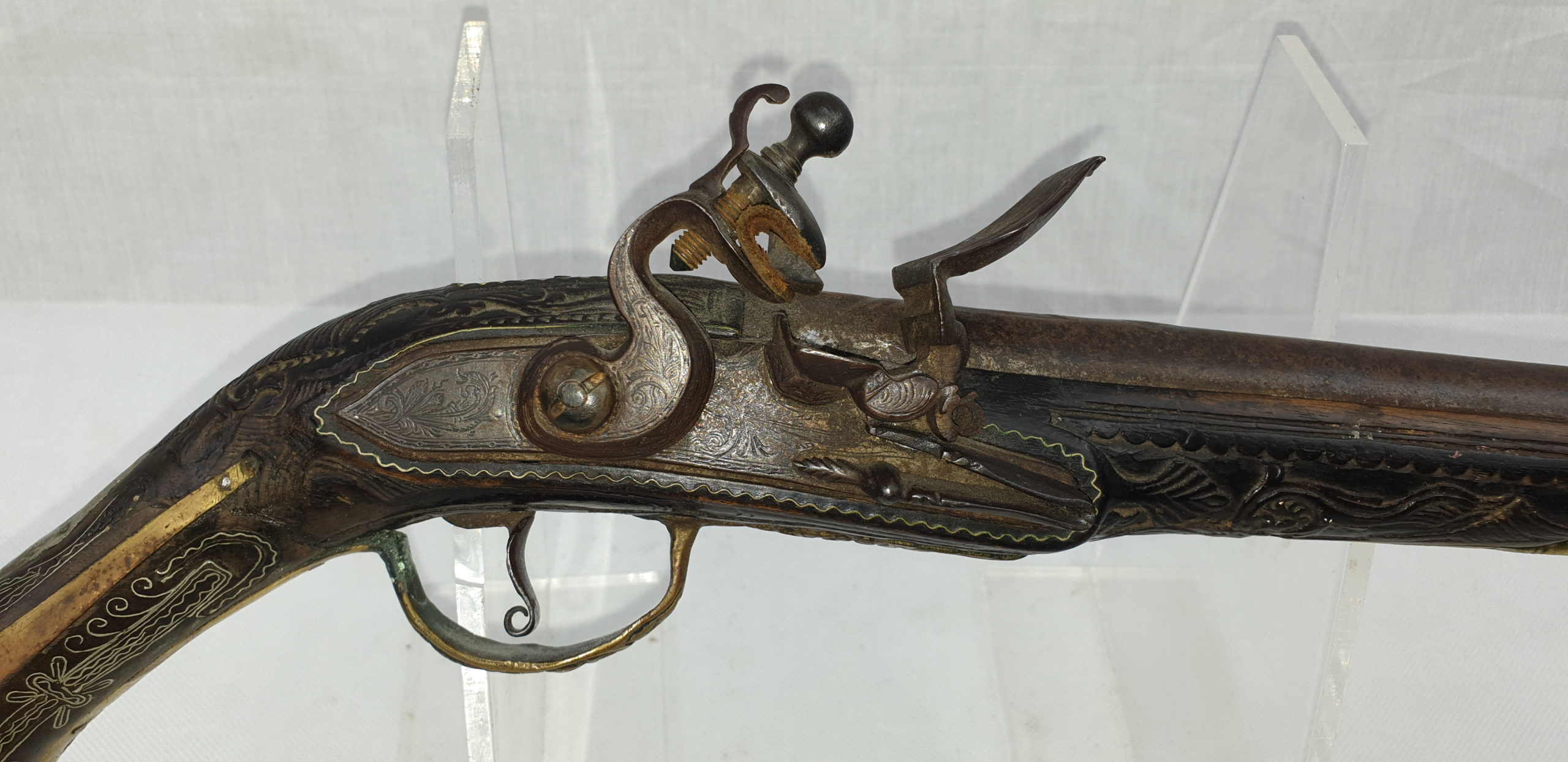 18th Century Oriental Flintlock Pistol - Image 16
