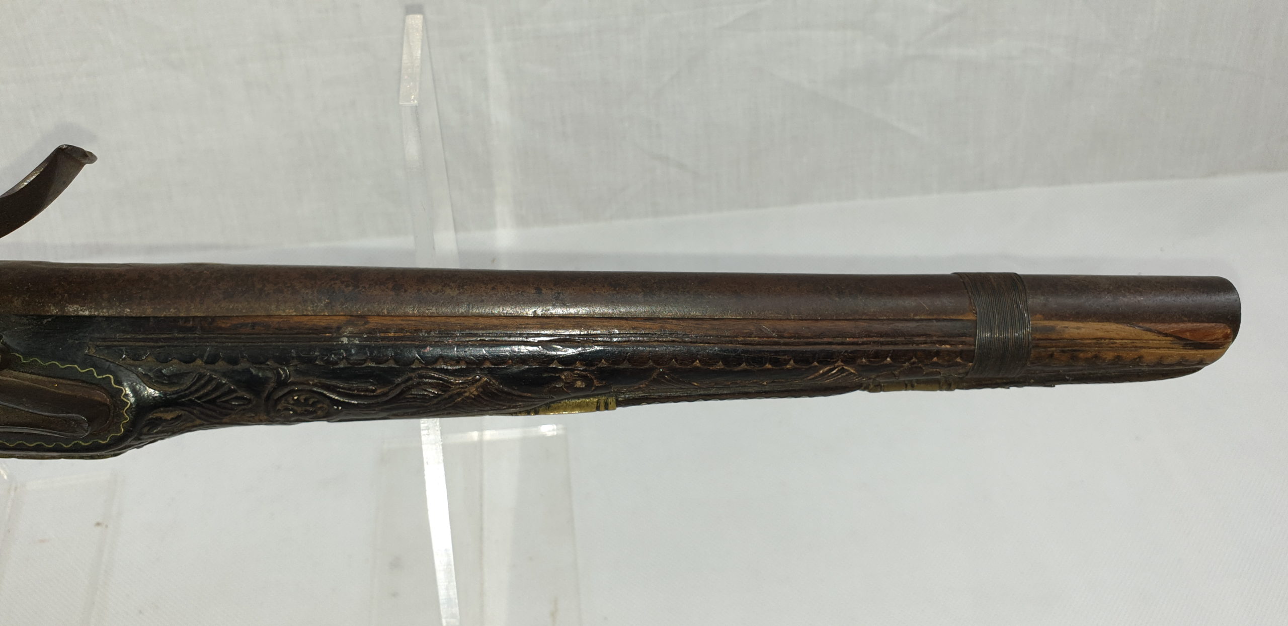 18th Century Oriental Flintlock Pistol - Image 15