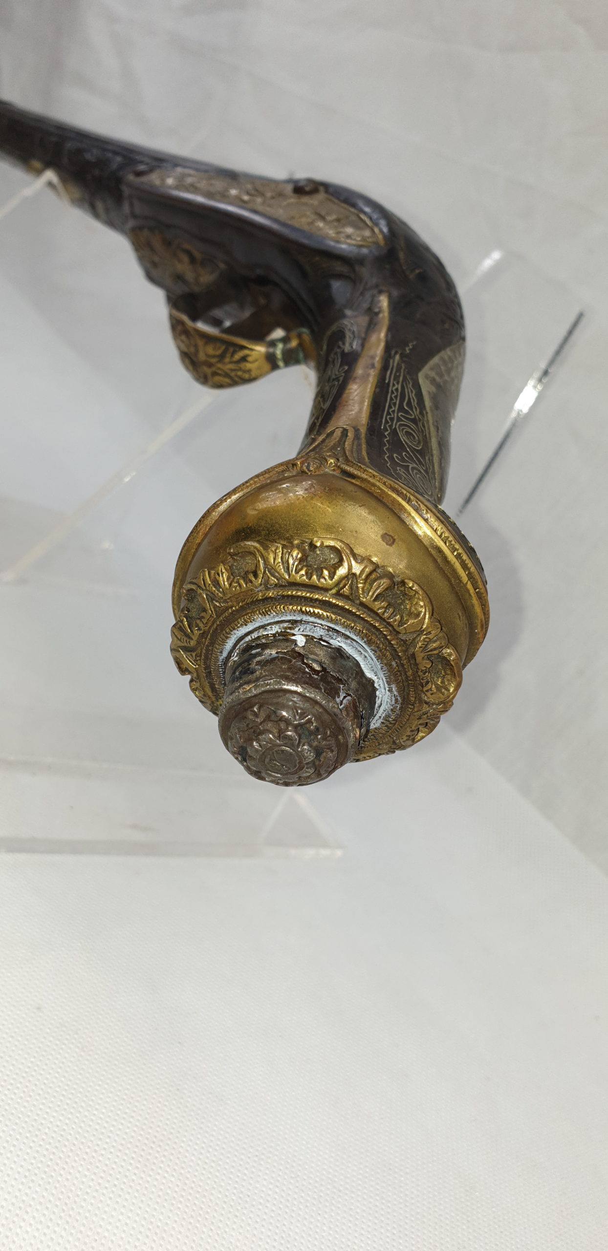 18th Century Oriental Flintlock Pistol - Image 11