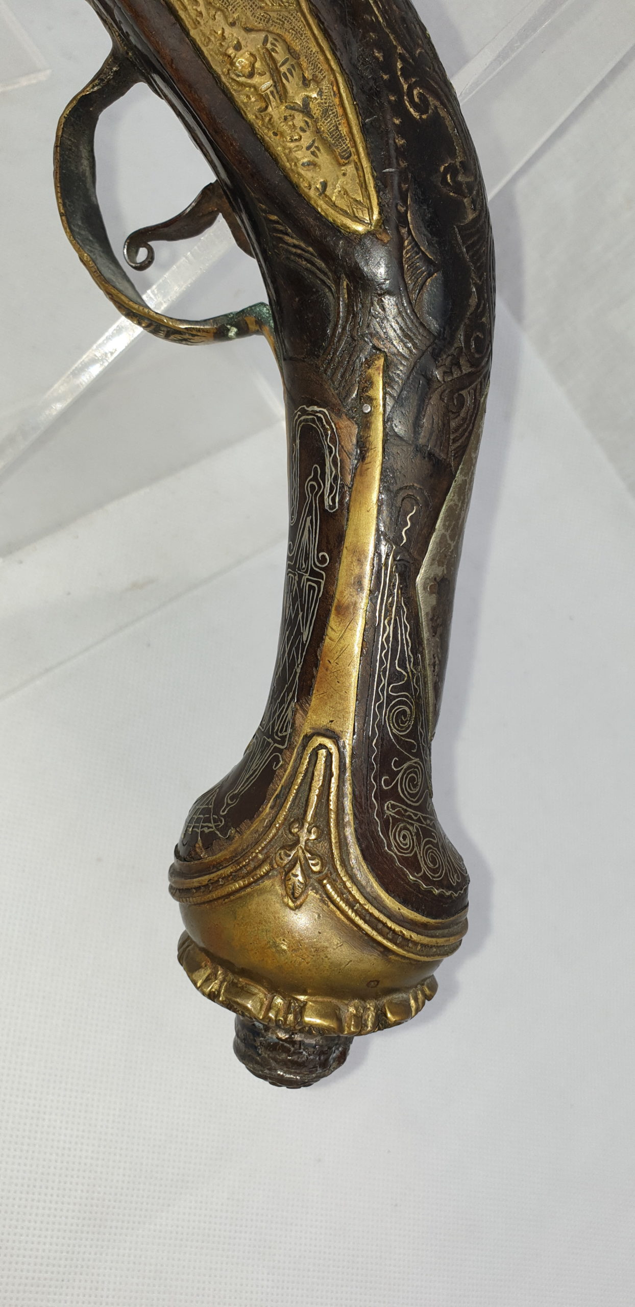 18th Century Oriental Flintlock Pistol - Image 10