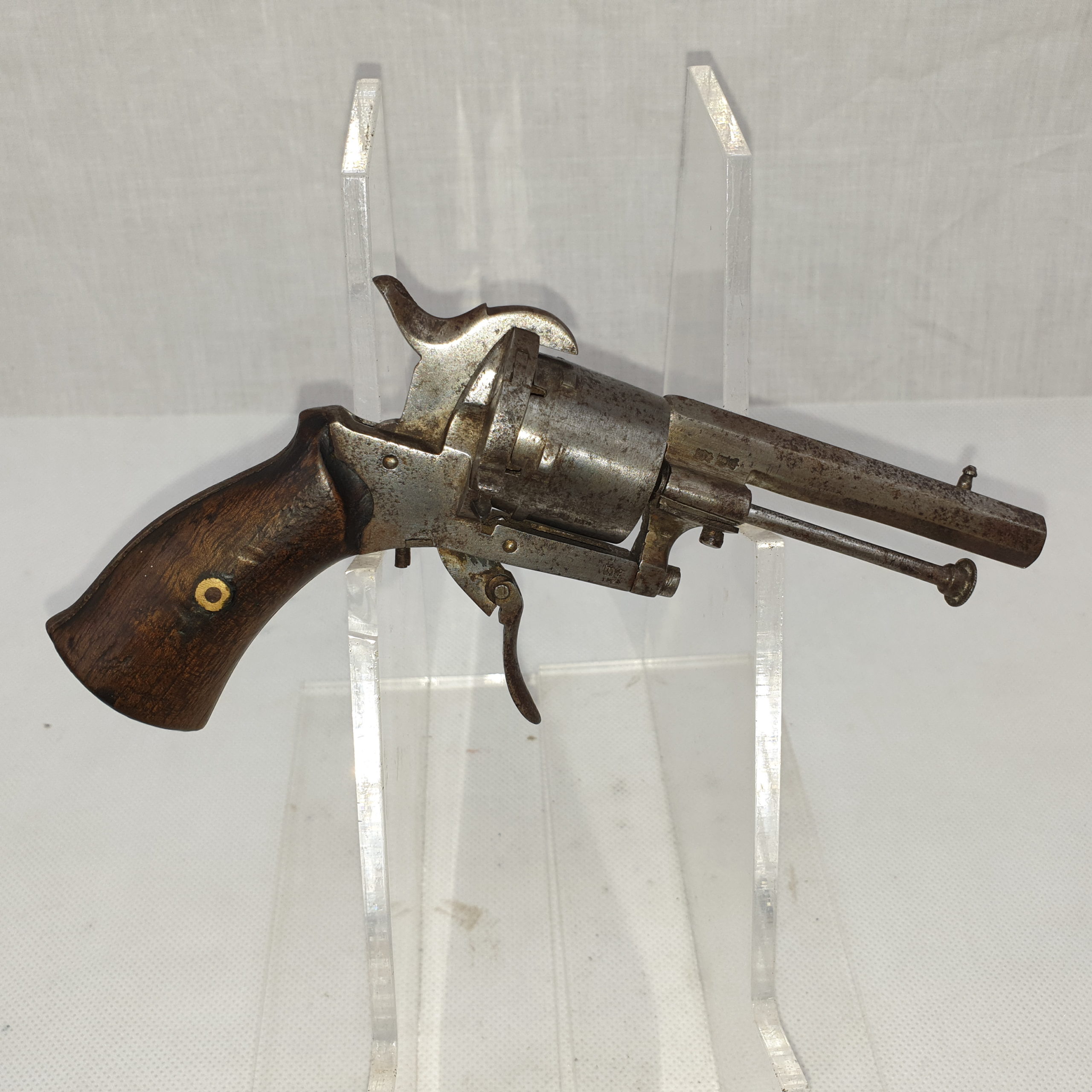 19th Century Belgian pinfire Revolver