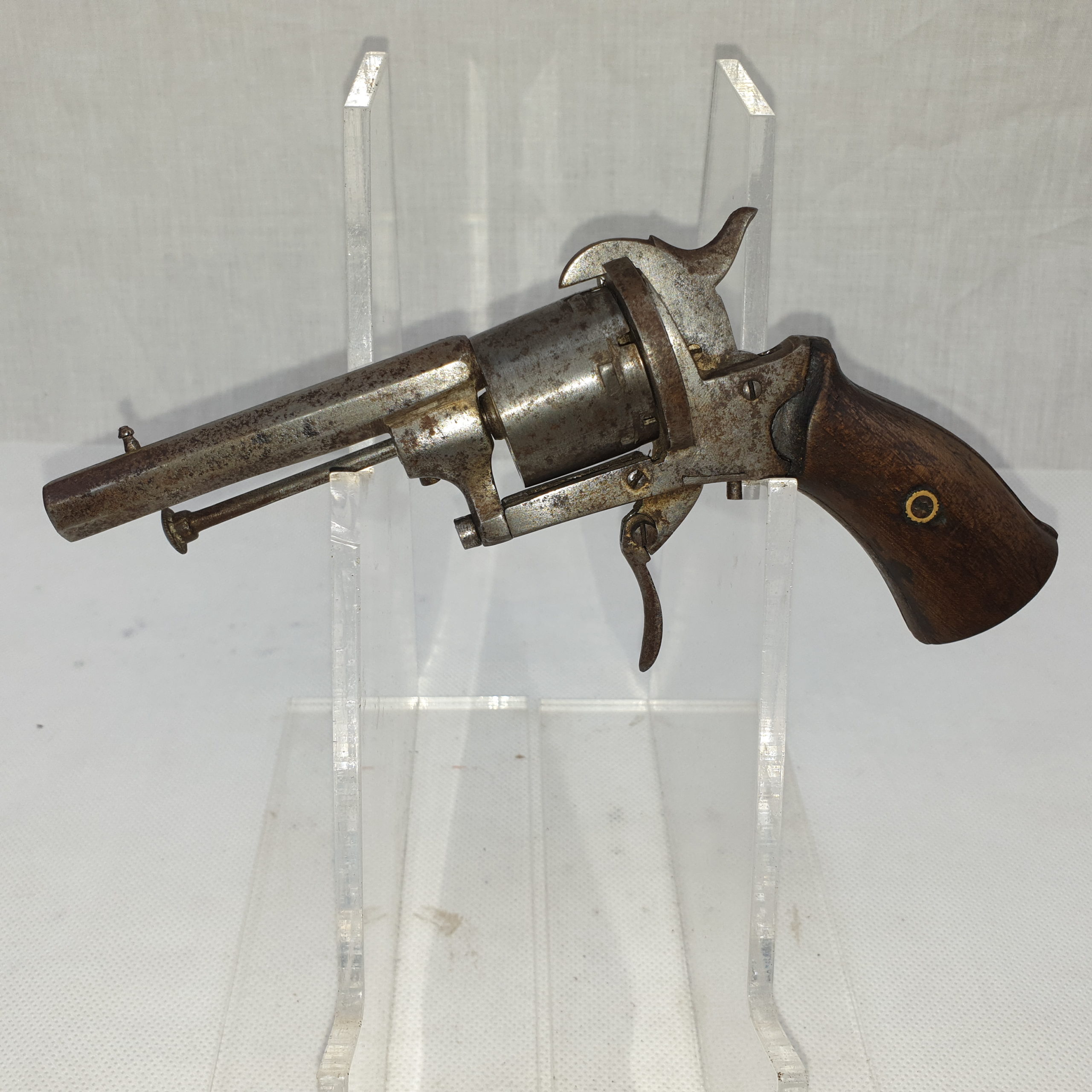 19th Century Belgian pinfire Revolver - Image 4