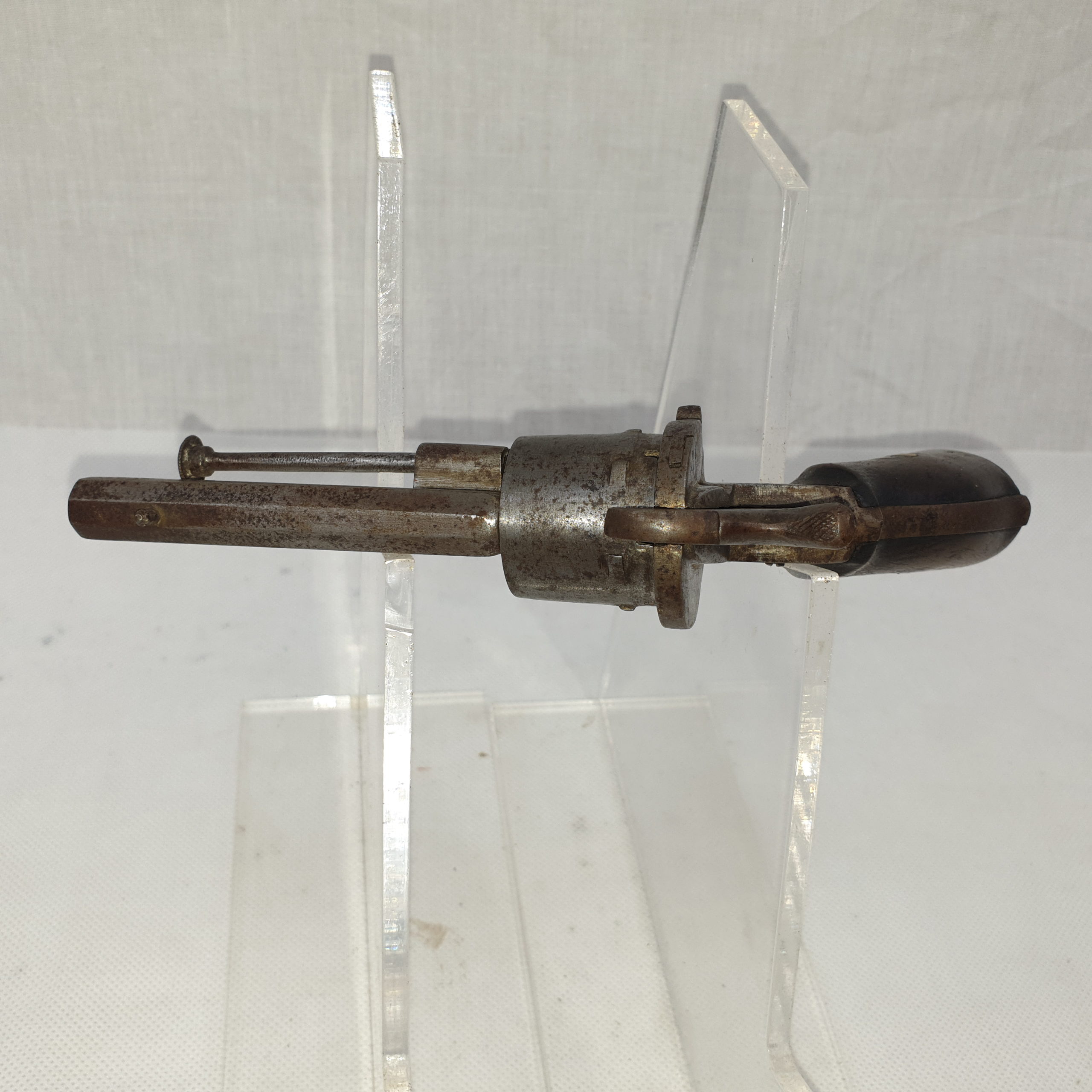 19th Century Belgian pinfire Revolver - Image 5