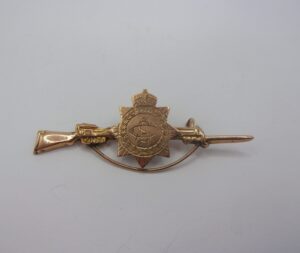 9ct Gold Army Service Corp Sweetheart Badge