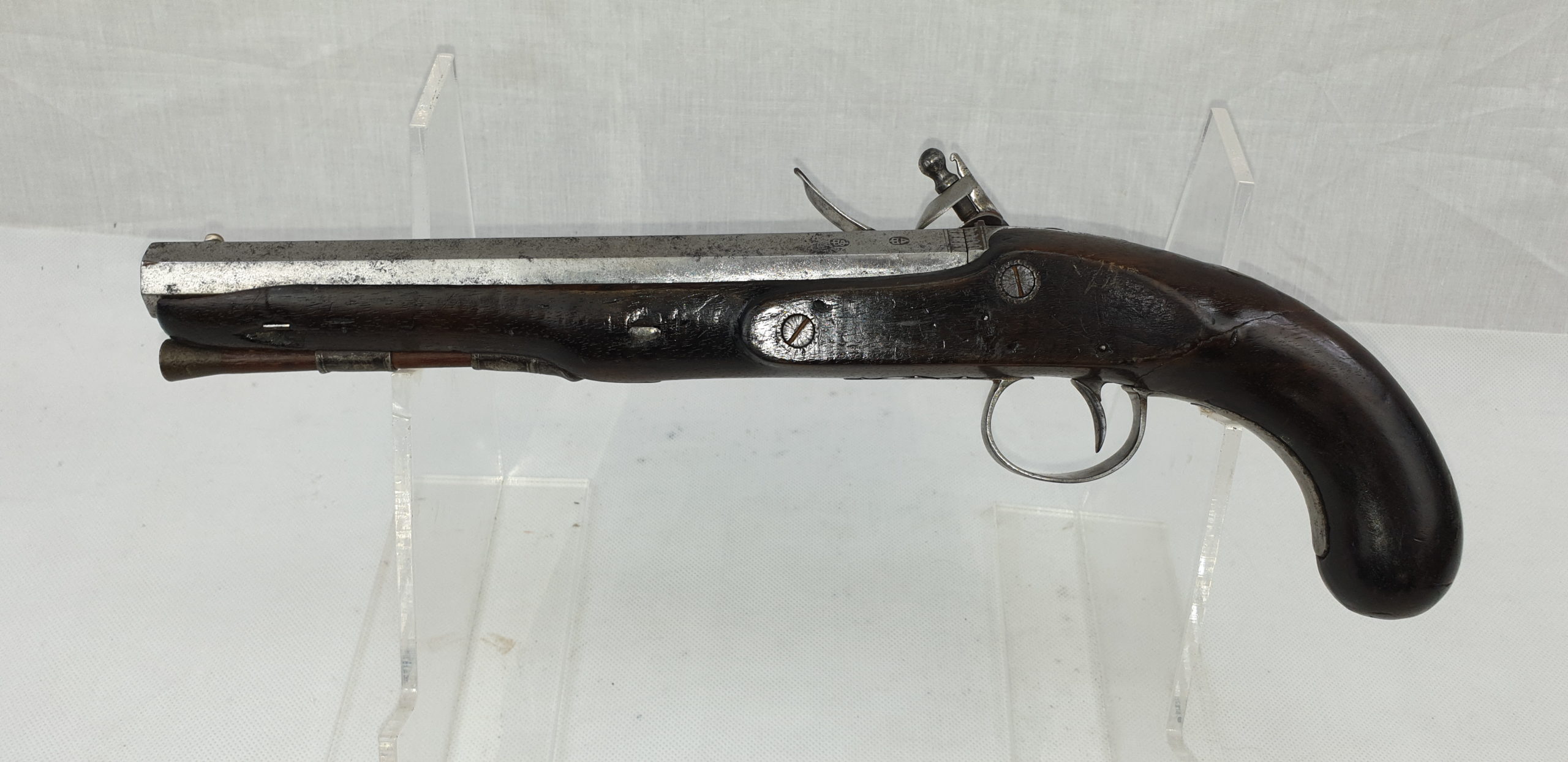 A Mid 18th Century Flintlock Pistol by Griffin - Image 2