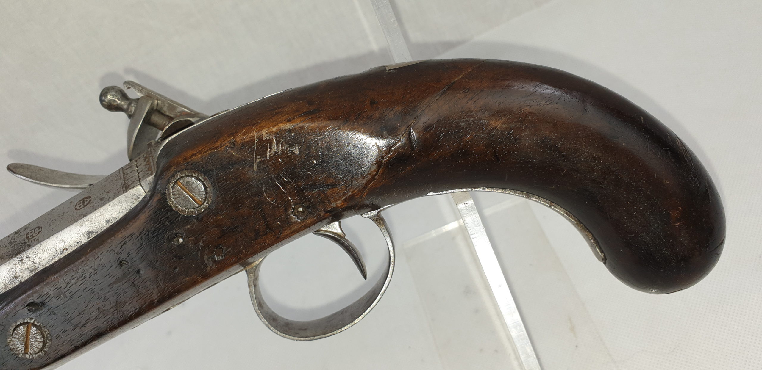 A Mid 18th Century Flintlock Pistol by Griffin - Image 11
