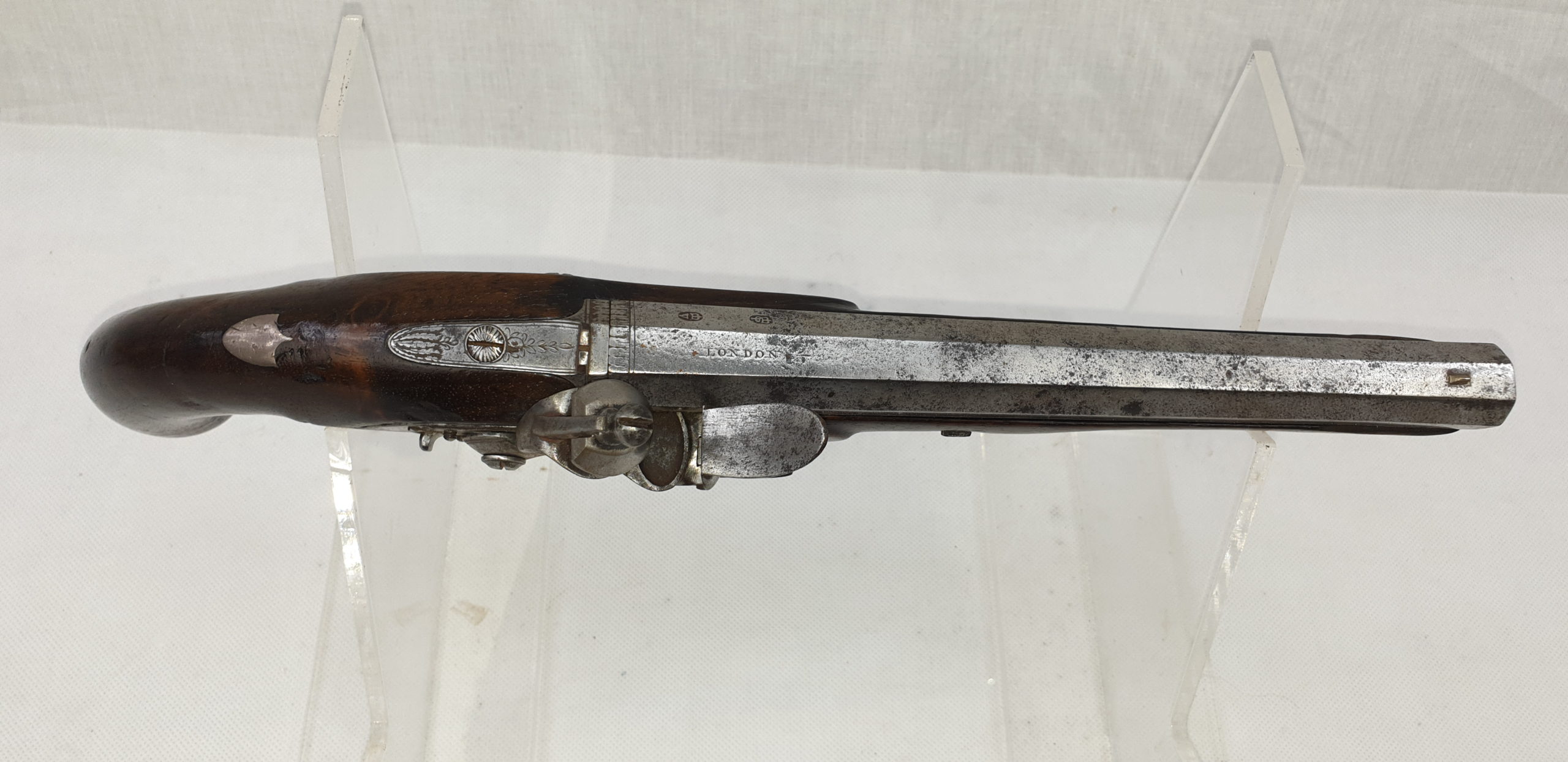 A Mid 18th Century Flintlock Pistol by Griffin - Image 7
