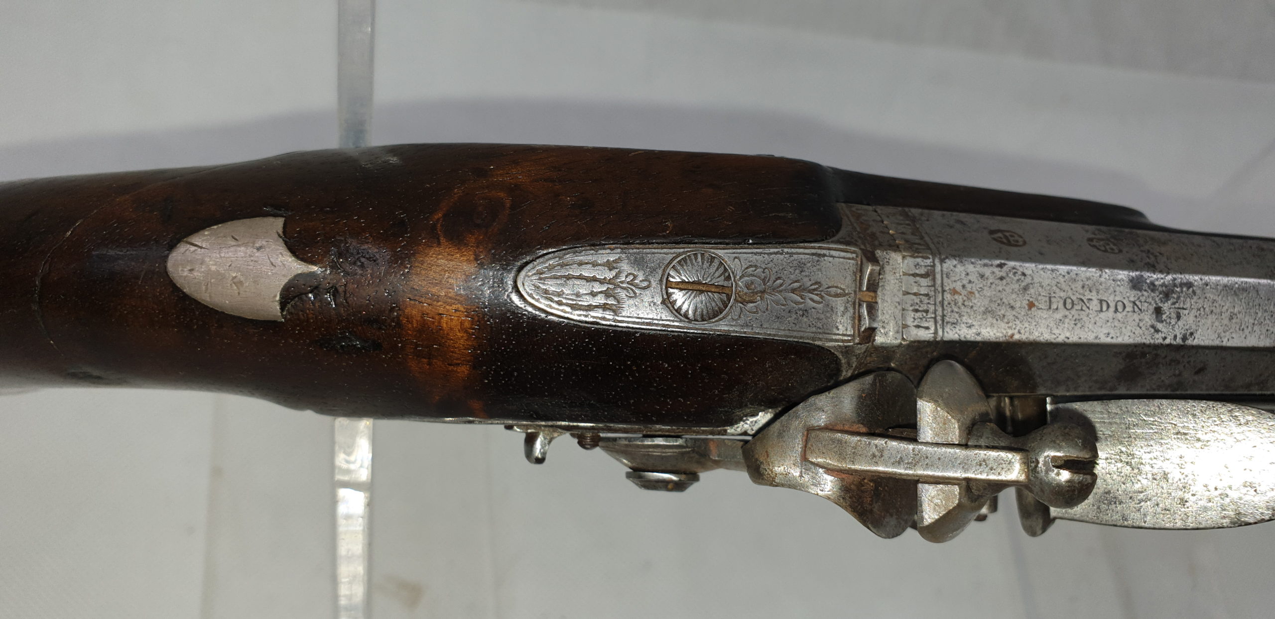 A Mid 18th Century Flintlock Pistol by Griffin - Image 8