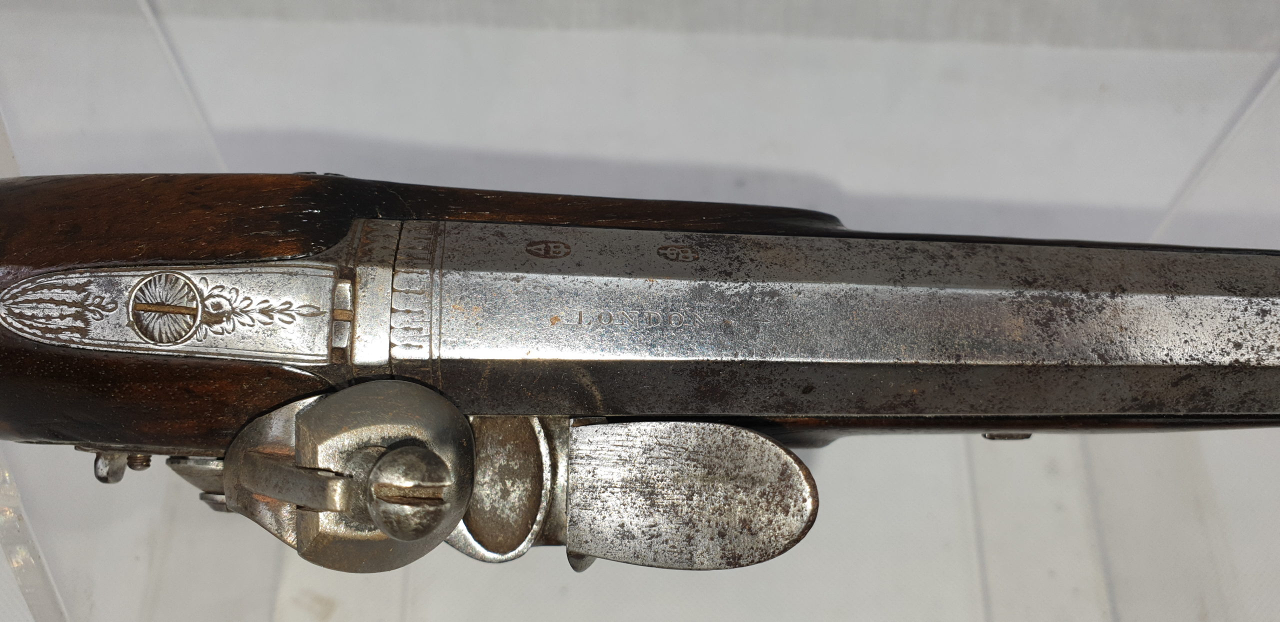 A Mid 18th Century Flintlock Pistol by Griffin - Image 9