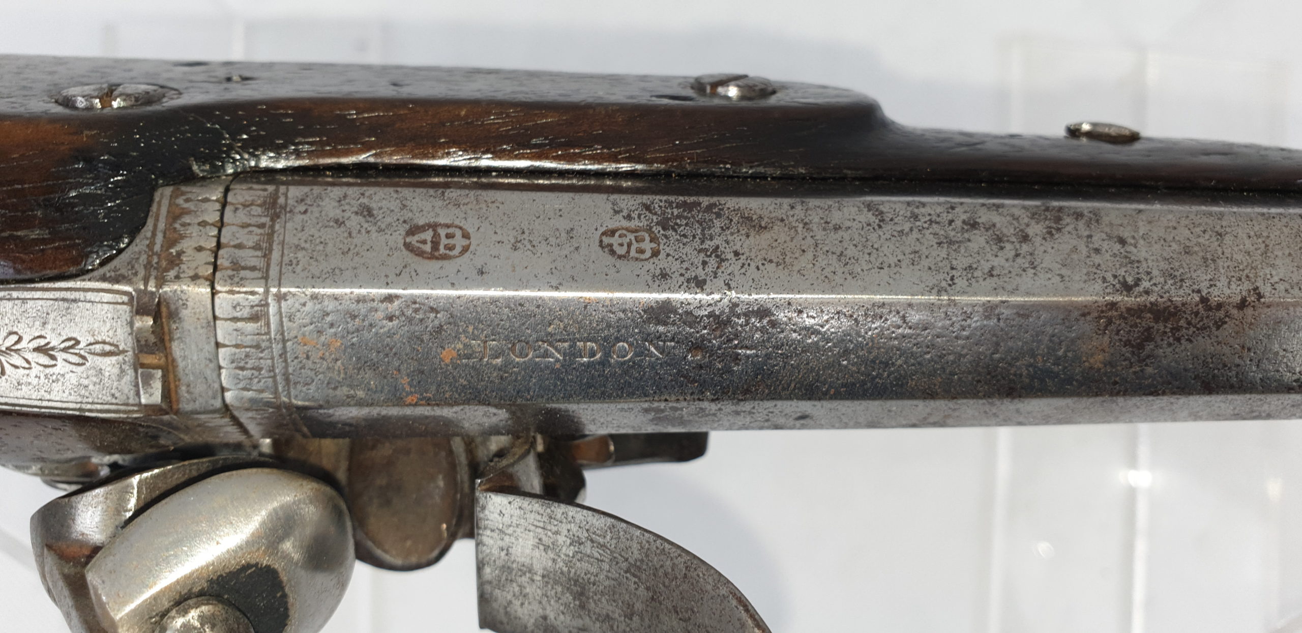 A Mid 18th Century Flintlock Pistol by Griffin - Image 10