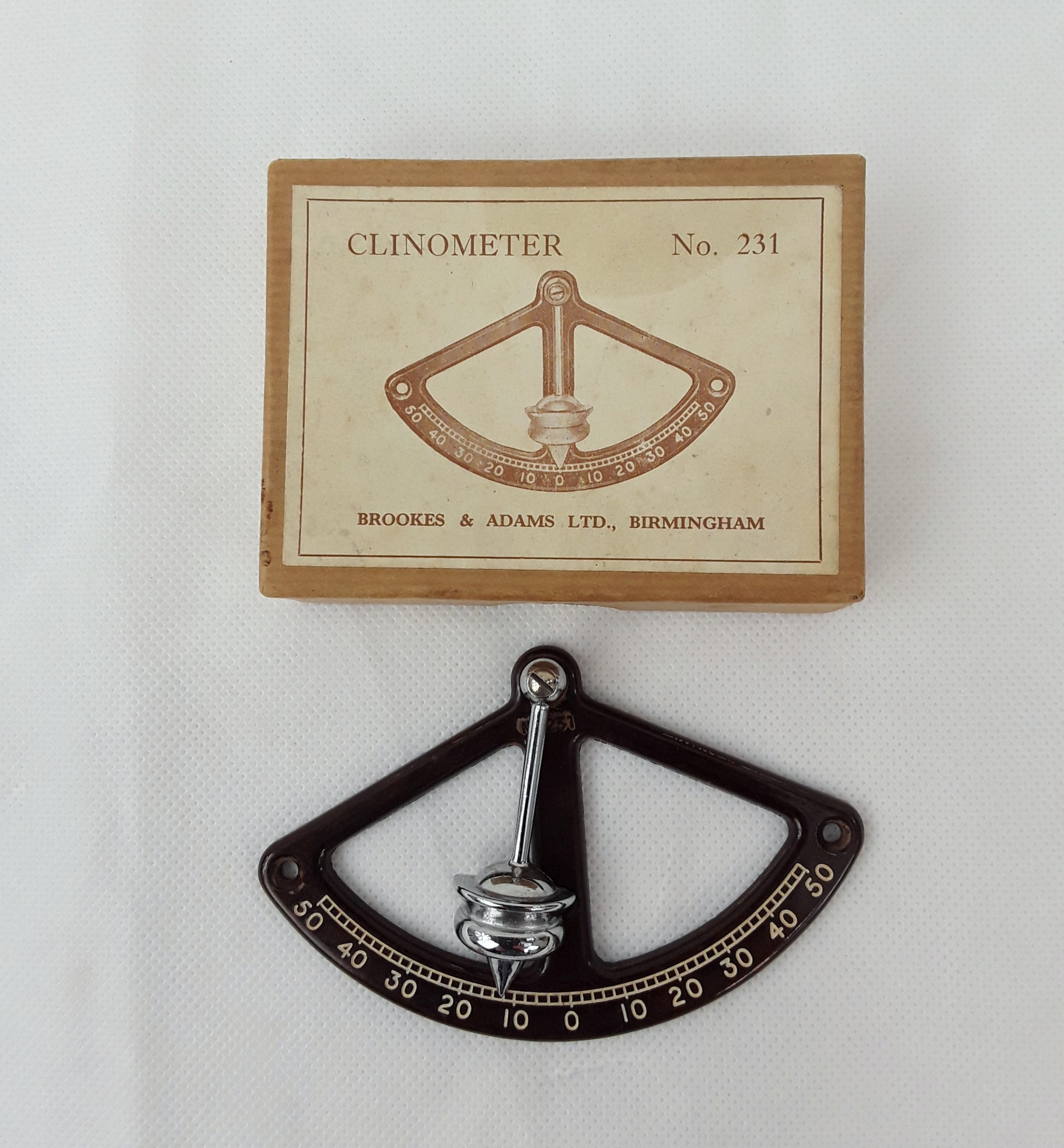 Brookes And Adams Yachting Clinometer No 231