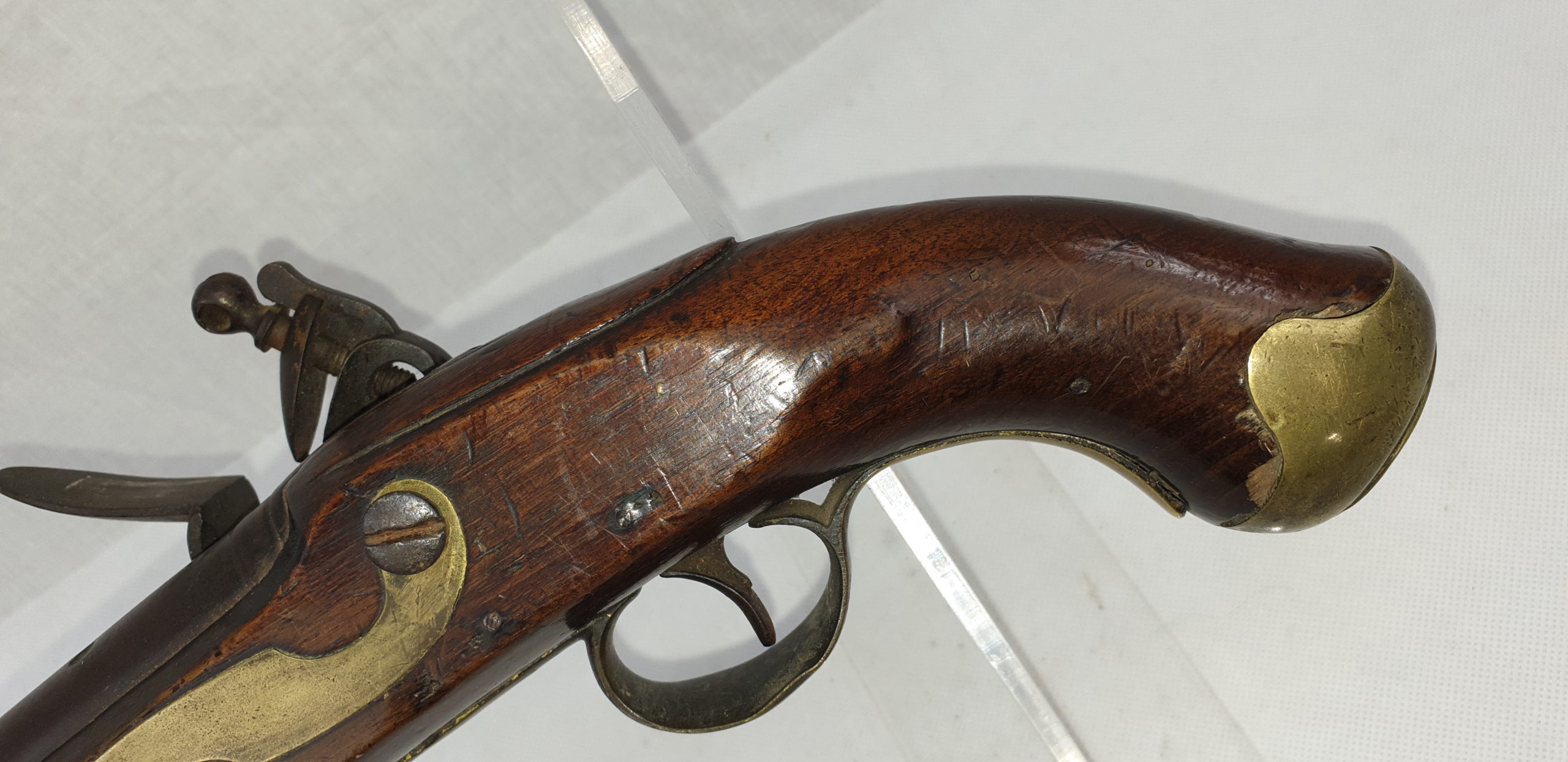 Circa 1780 British Flintlock Ordinance Pistol for Trooper - Image 8