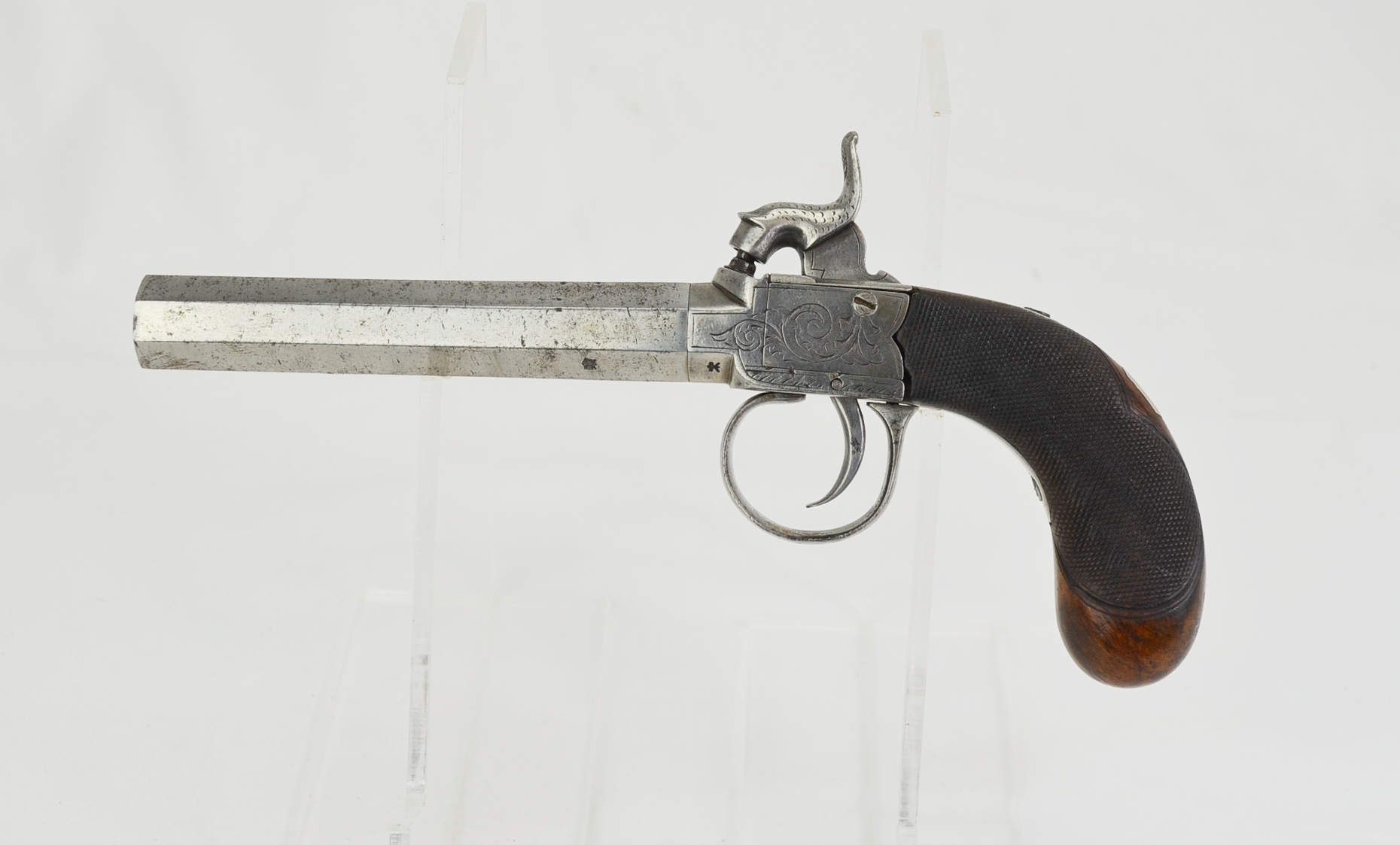 19th Century 19 Bore Percussion Pistol by Egg Of London