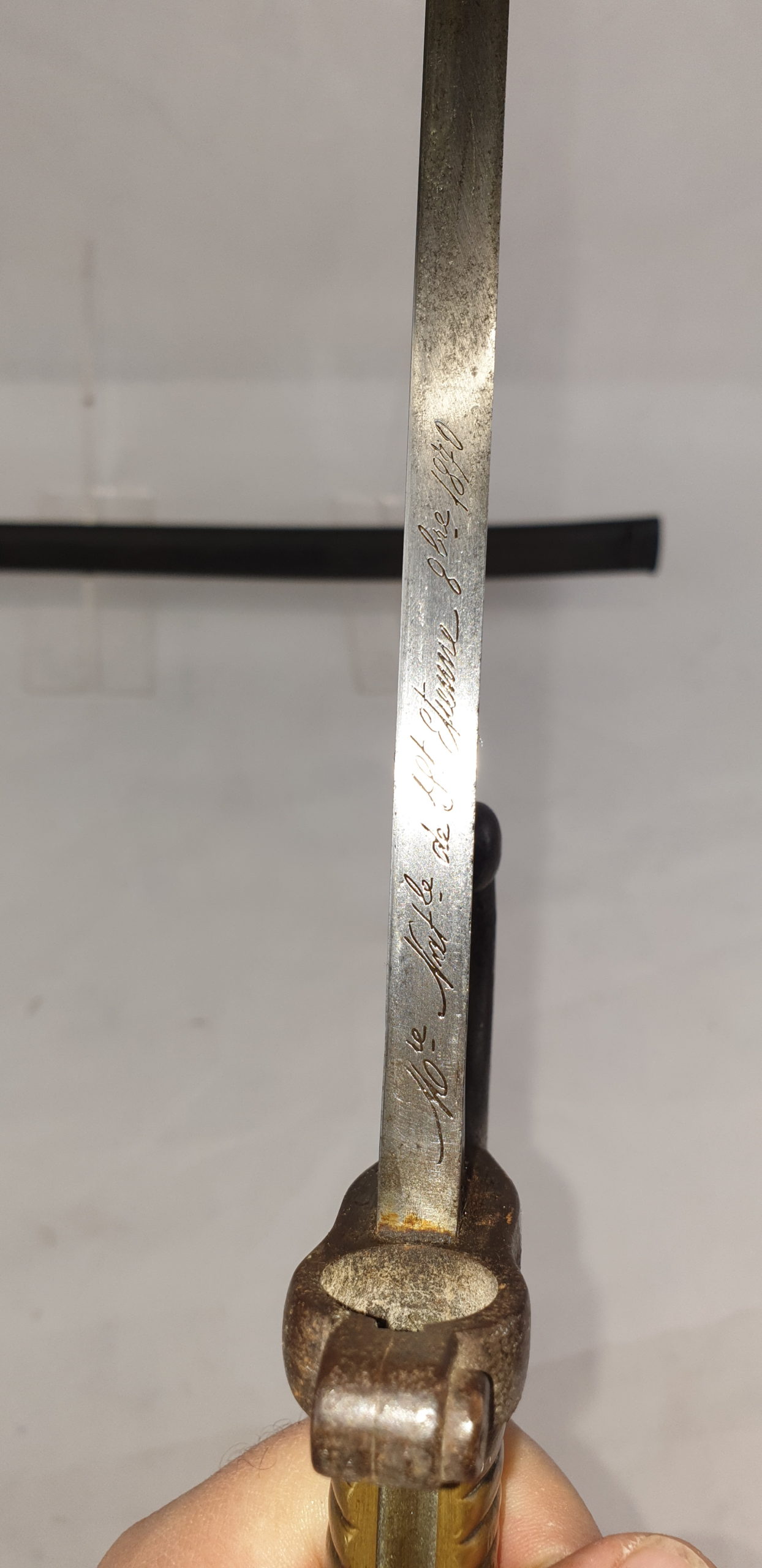French Army 1870 Chassepot Bayonet by St Etienne - Image 9