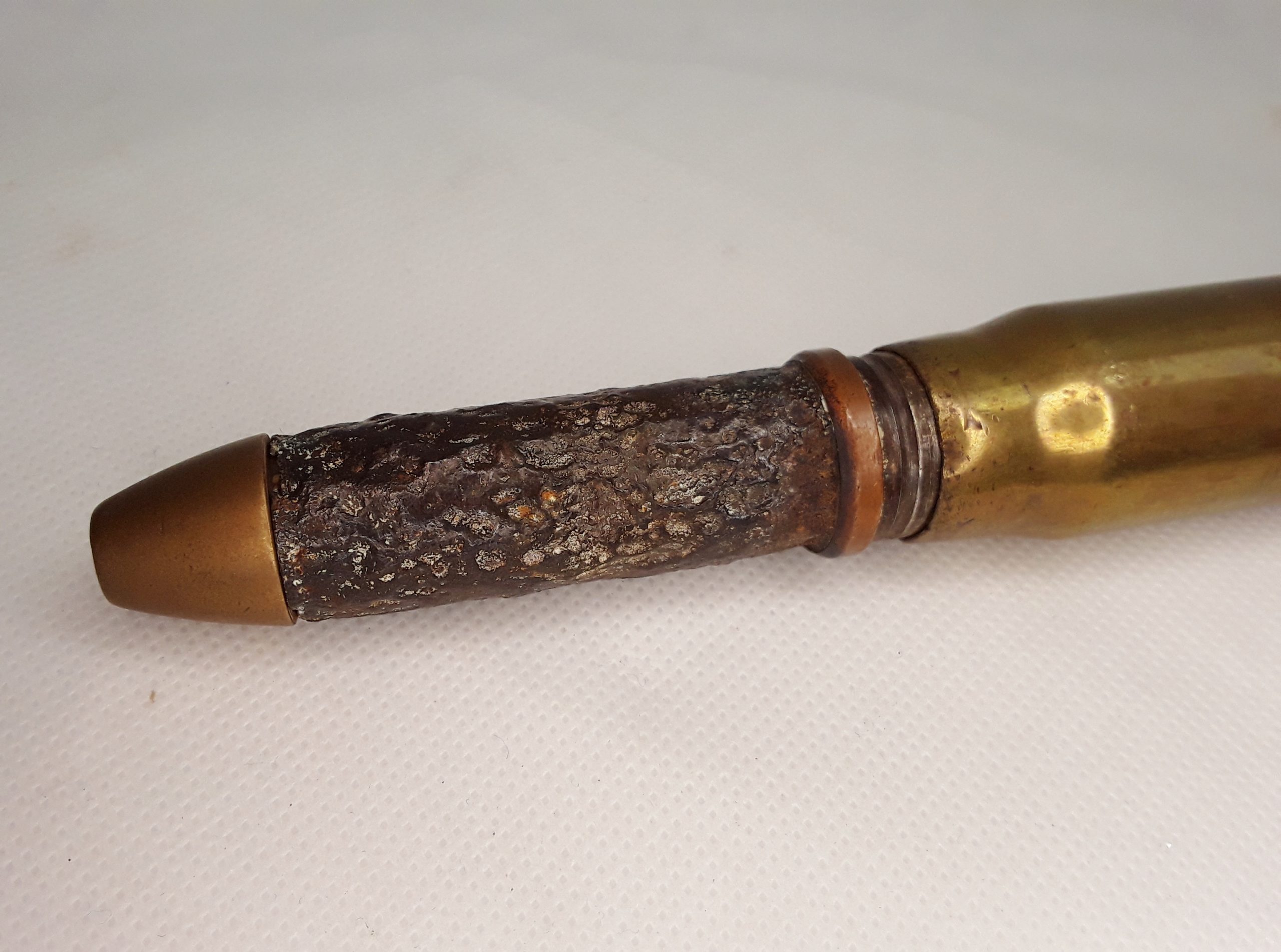 Inert 1941 BMARC 20mm Aircraft Autocannon High Explosive Shell - Image 5