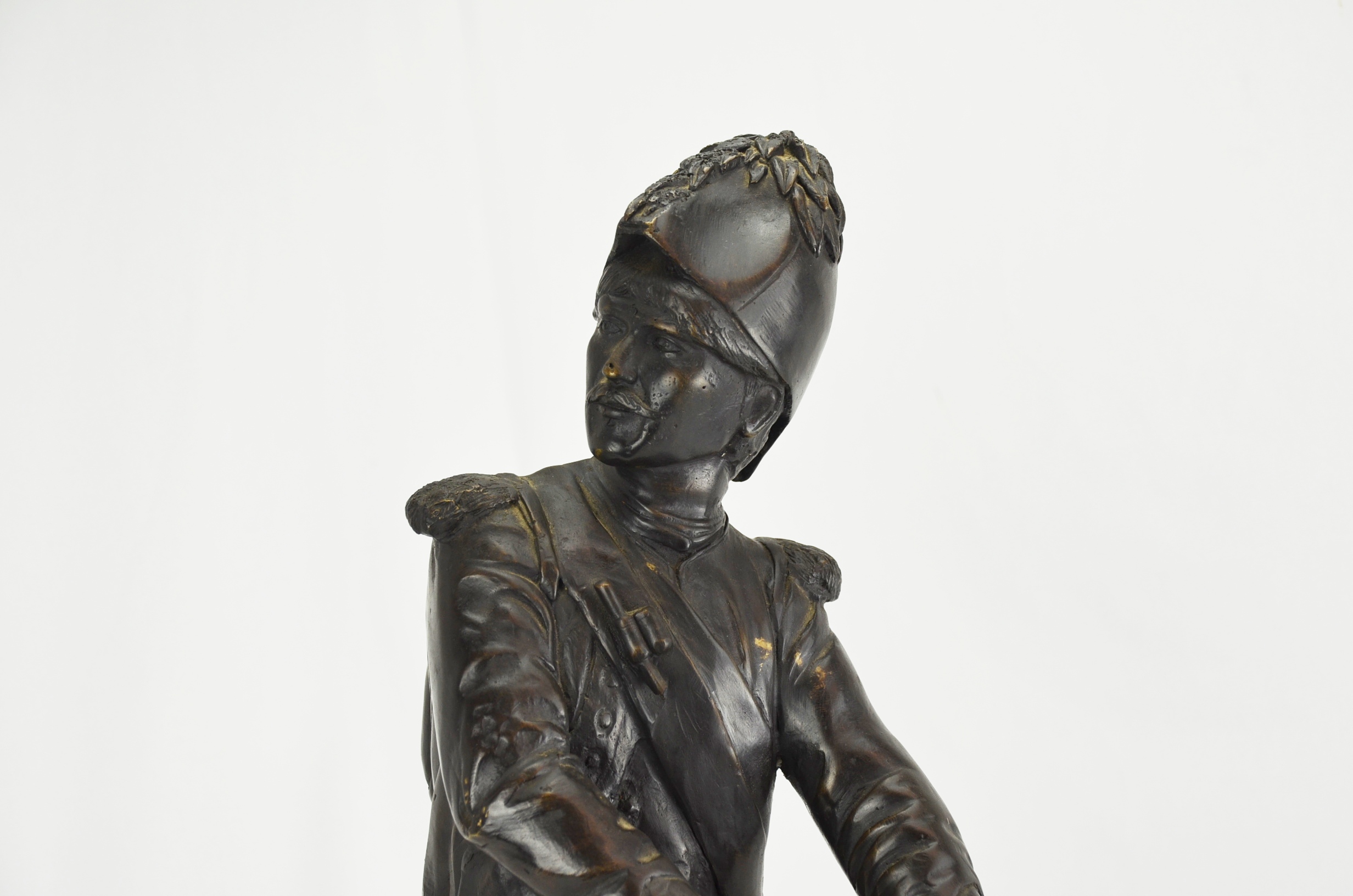 Bronze French Infantry Drummer 1888 by E.H. Dumaige - Image 2