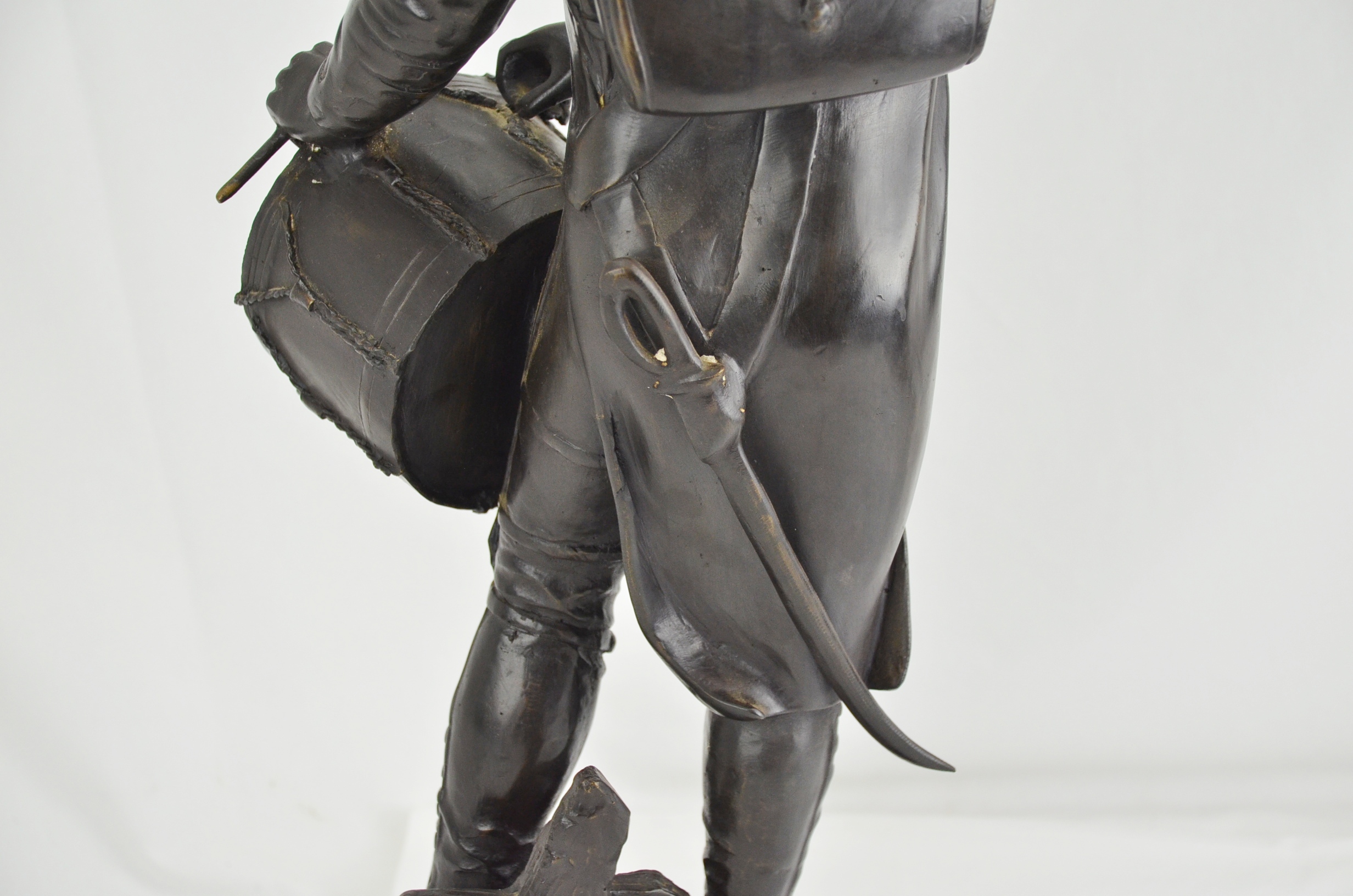 Bronze French Infantry Drummer 1888 by E.H. Dumaige - Image 8