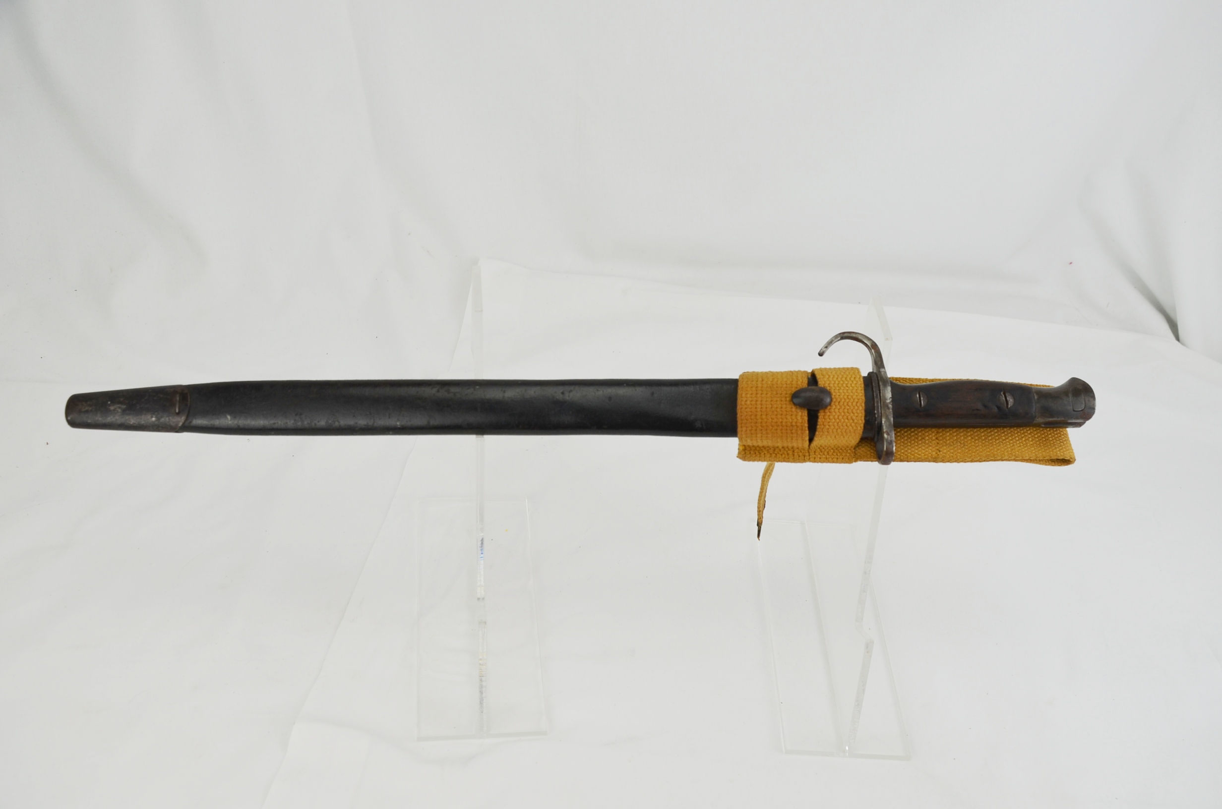 Extremely Rare 1907 Pattern Mk1 Hooked Quillon Bayonet by Sanderson - Image 14
