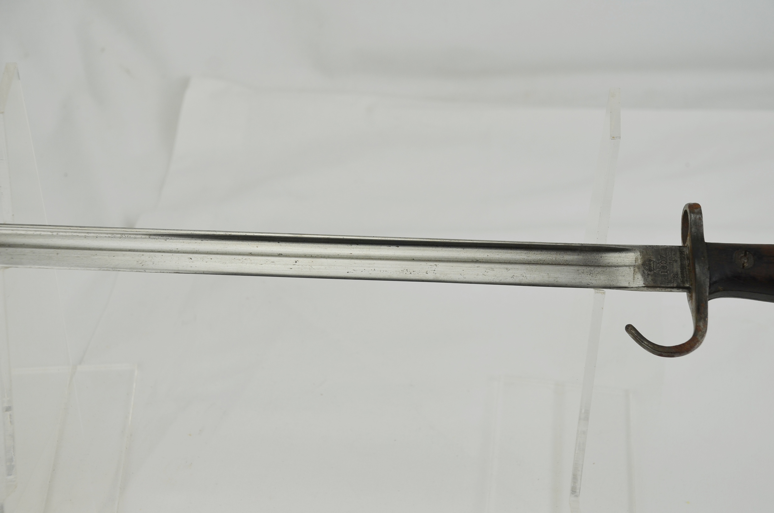 Extremely Rare 1907 Pattern Mk1 Hooked Quillon Bayonet by Sanderson - Image 4
