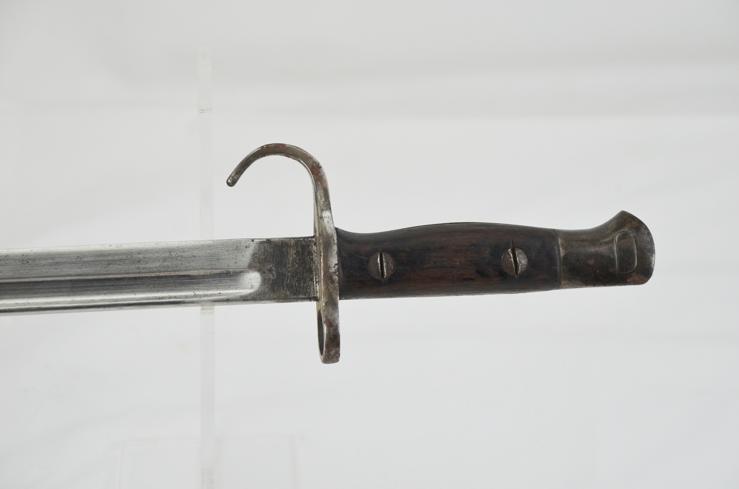 Extremely Rare 1907 Pattern Mk1 Hooked Quillon Bayonet by Sanderson - Image 7