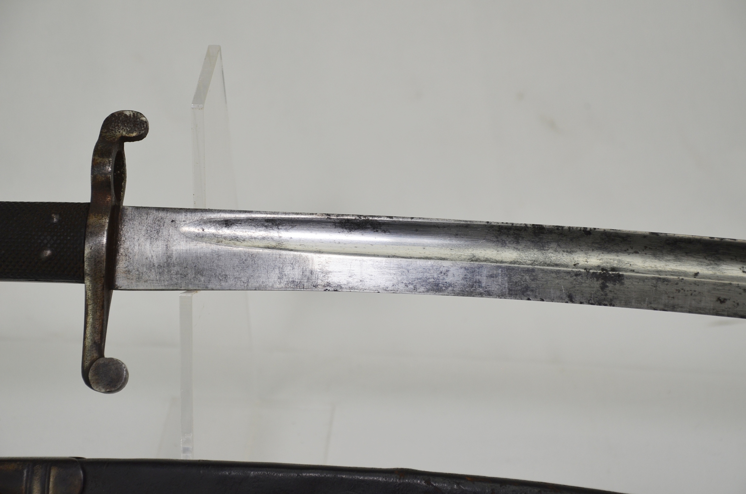 Original 1856 Pattern Yataghan Sword Bayonet - Image 9