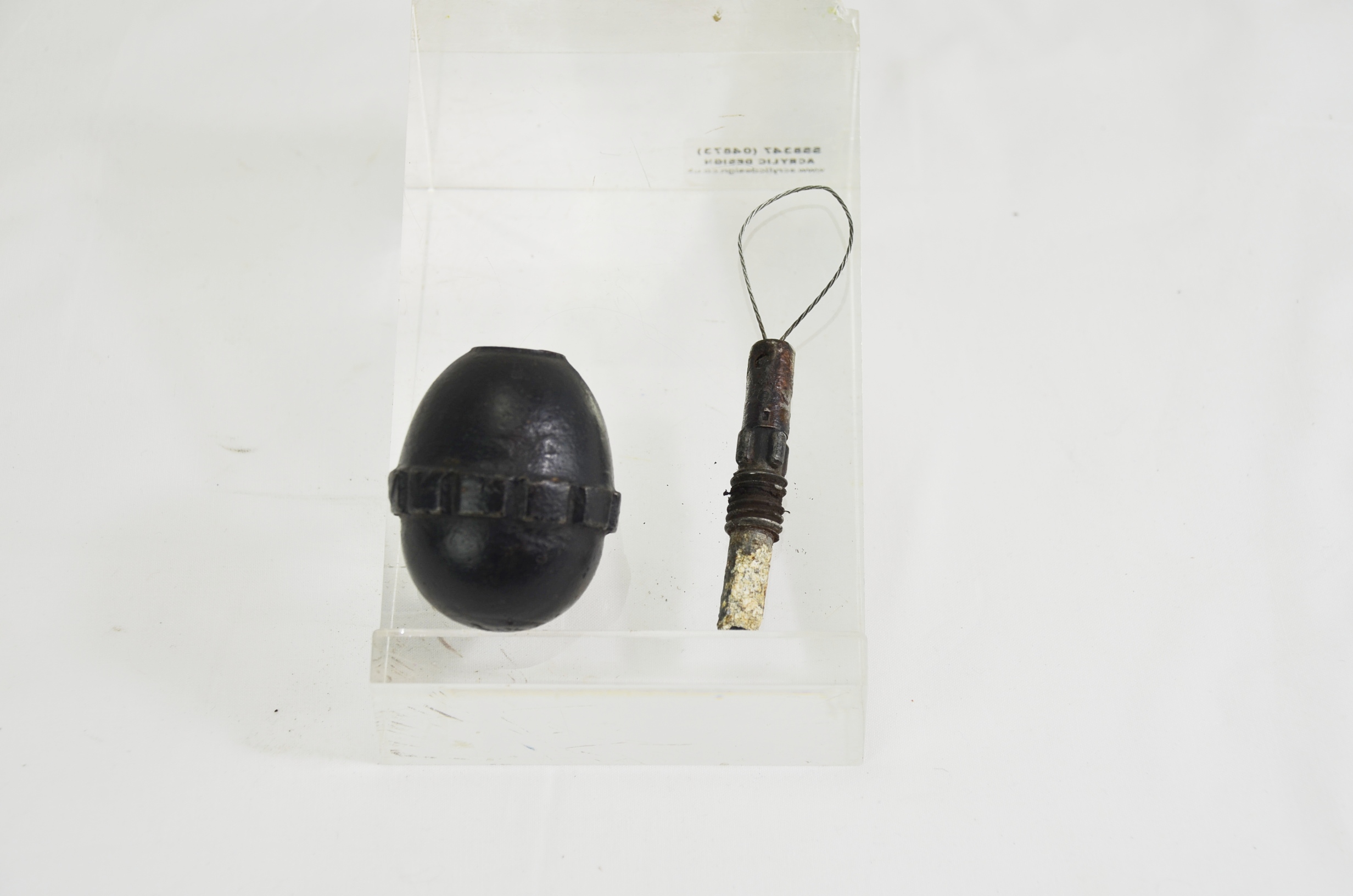 Original German WW1 Model 17 Egg Grenade - Image 2