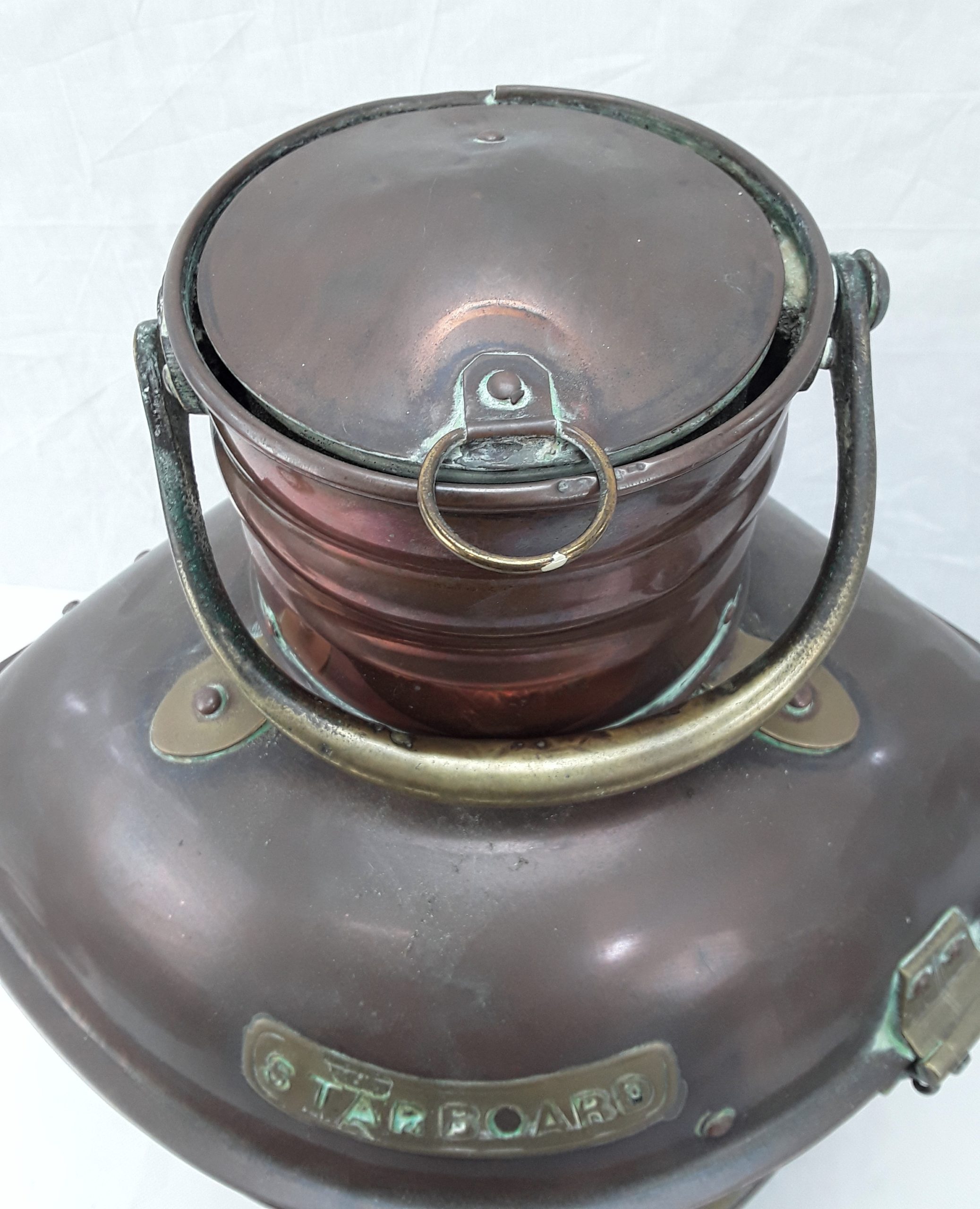 Ships Copper Starboard Side Lantern - Image 7