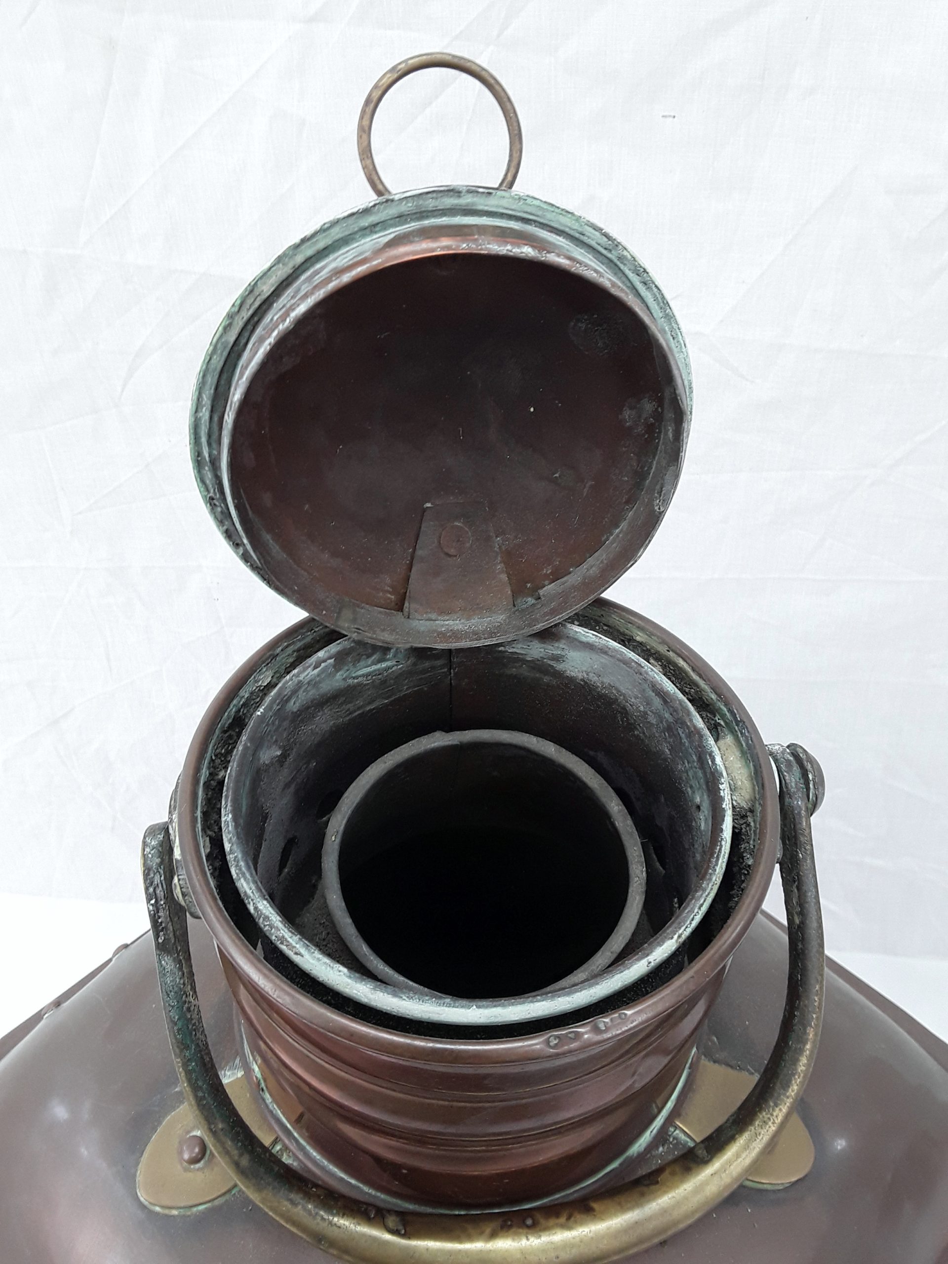 Ships Copper Starboard Side Lantern - Image 9