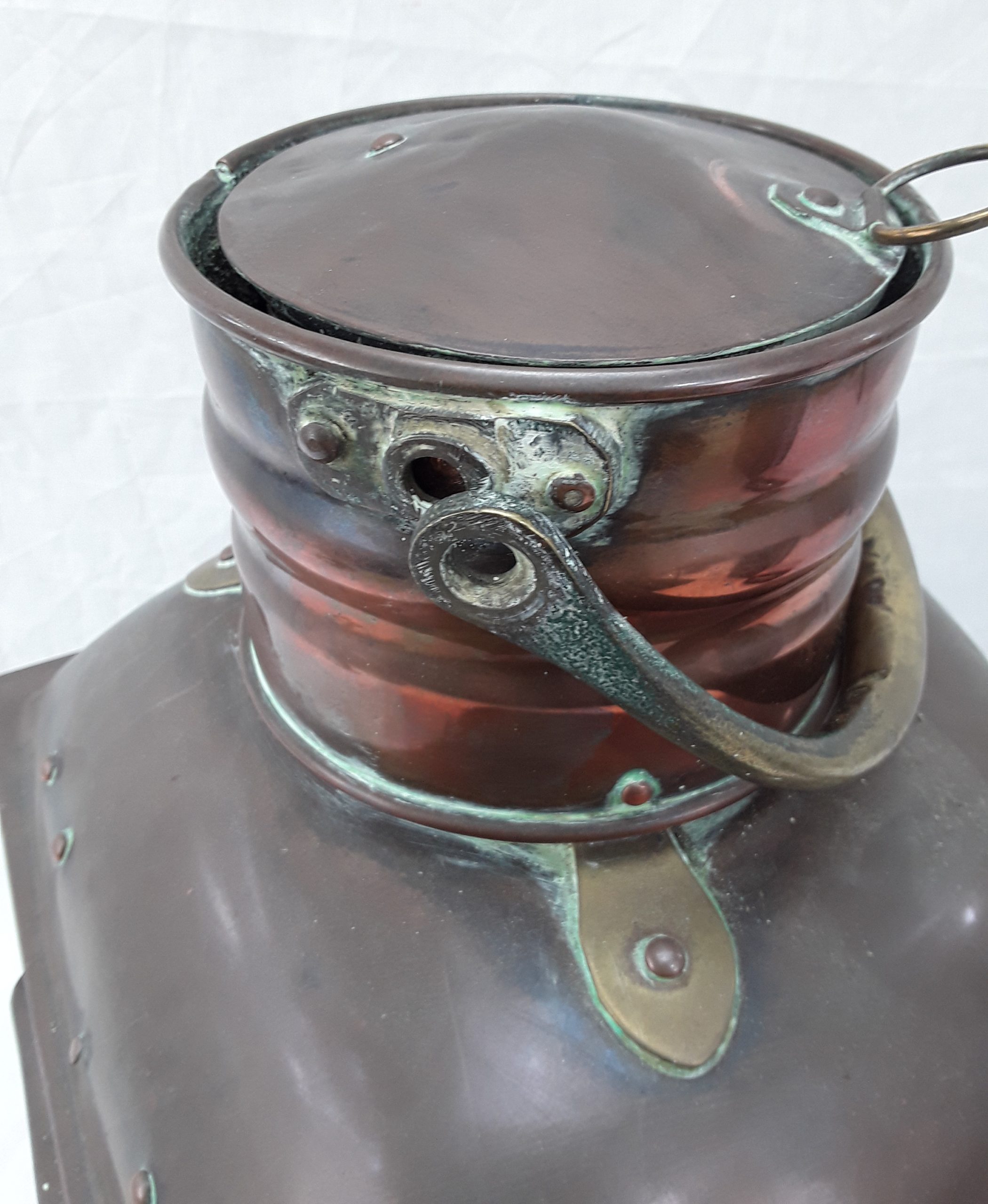 Ships Copper Starboard Side Lantern - Image 11