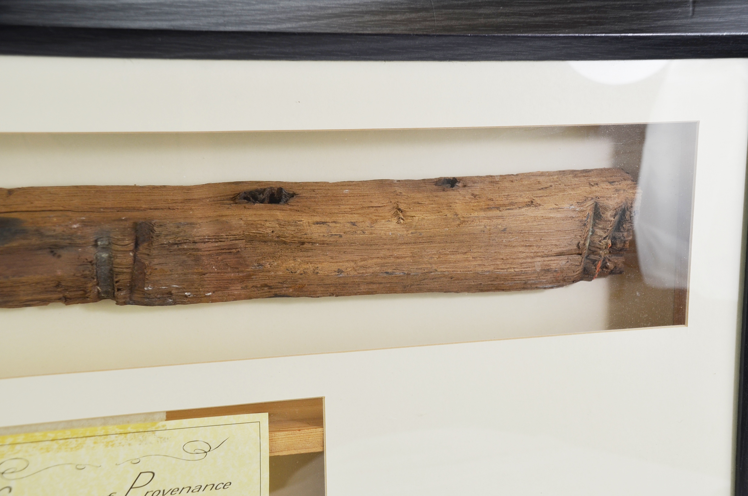 Genuine Oak Relic taken from HMS Victory - Image 3