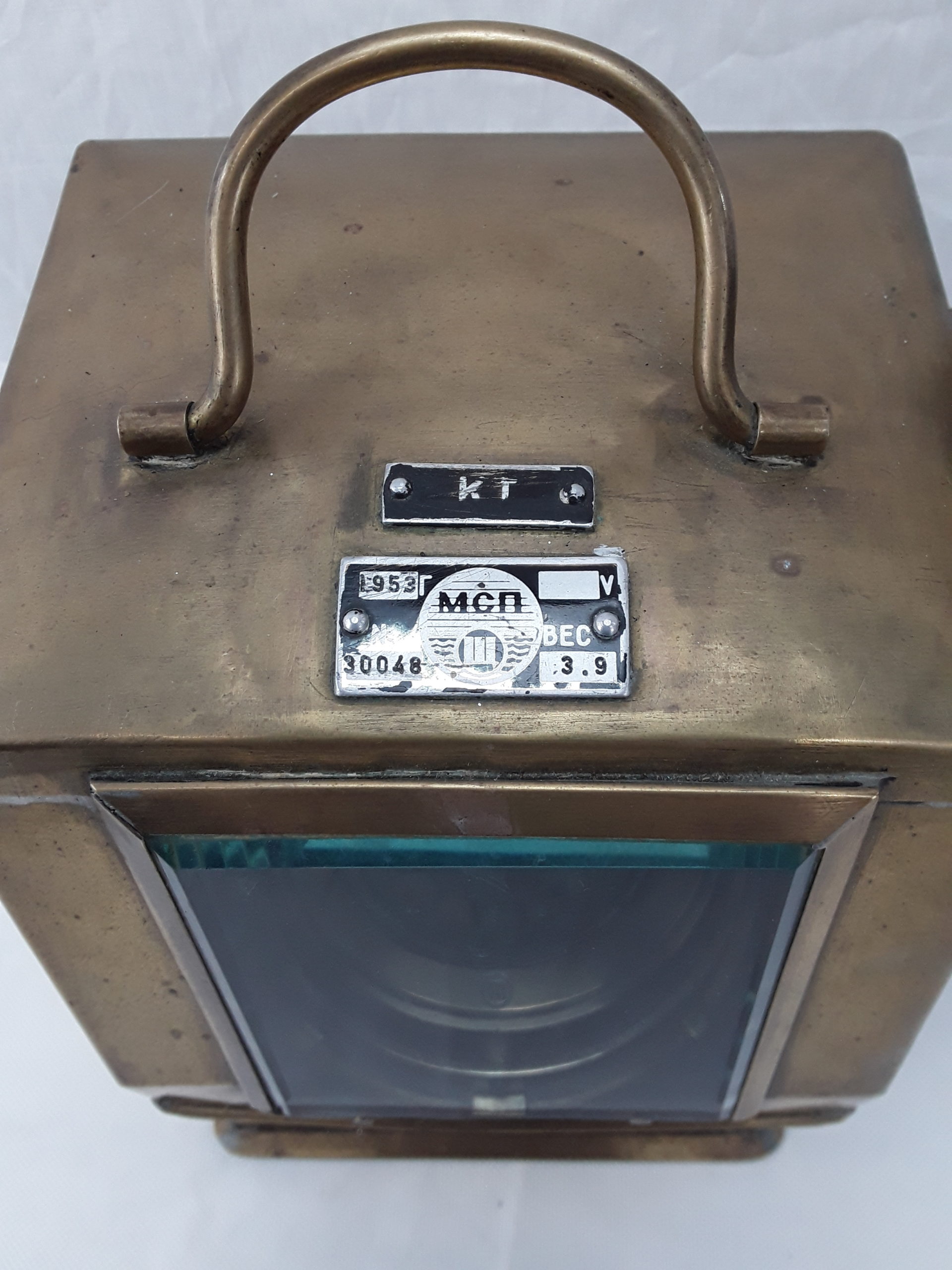 Mid 20th Century Brass Ships Binacle Compass - Image 7