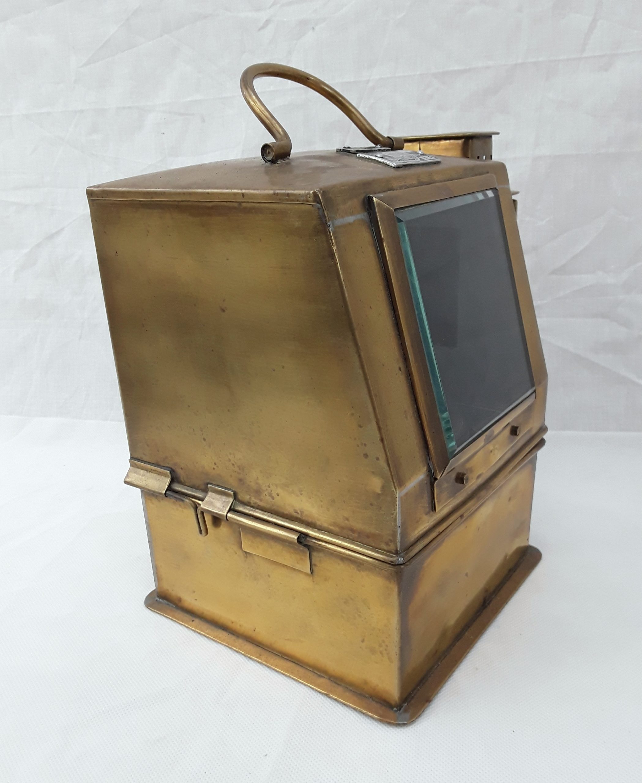 Mid 20th Century Brass Ships Binacle Compass - Image 3
