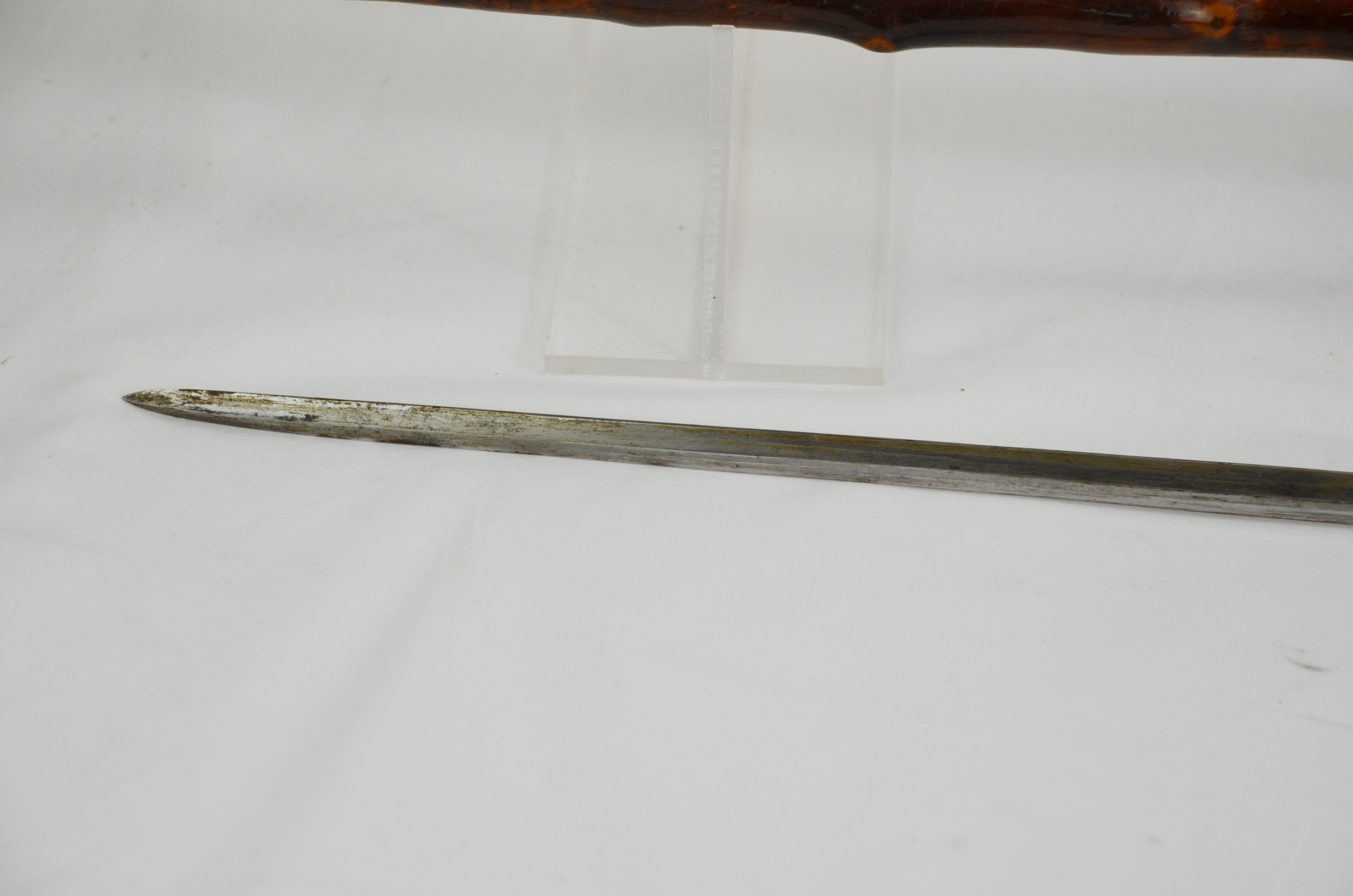 19th Century Antler Handle Short Sword Stick - Image 3
