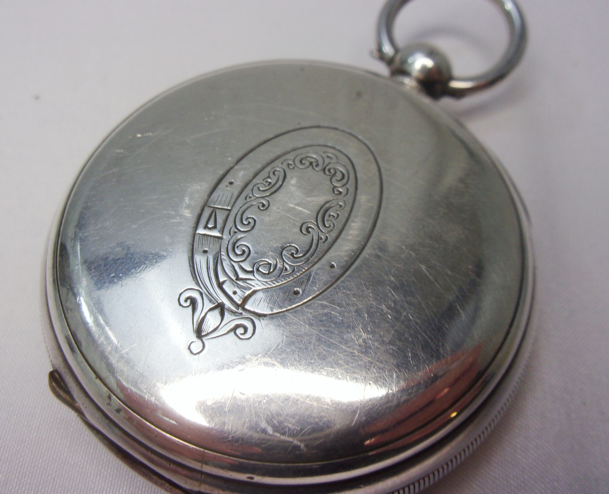 Chester 1881 Sterling Silver Marine Decimal Chronograph Pocket Watch - Image 3