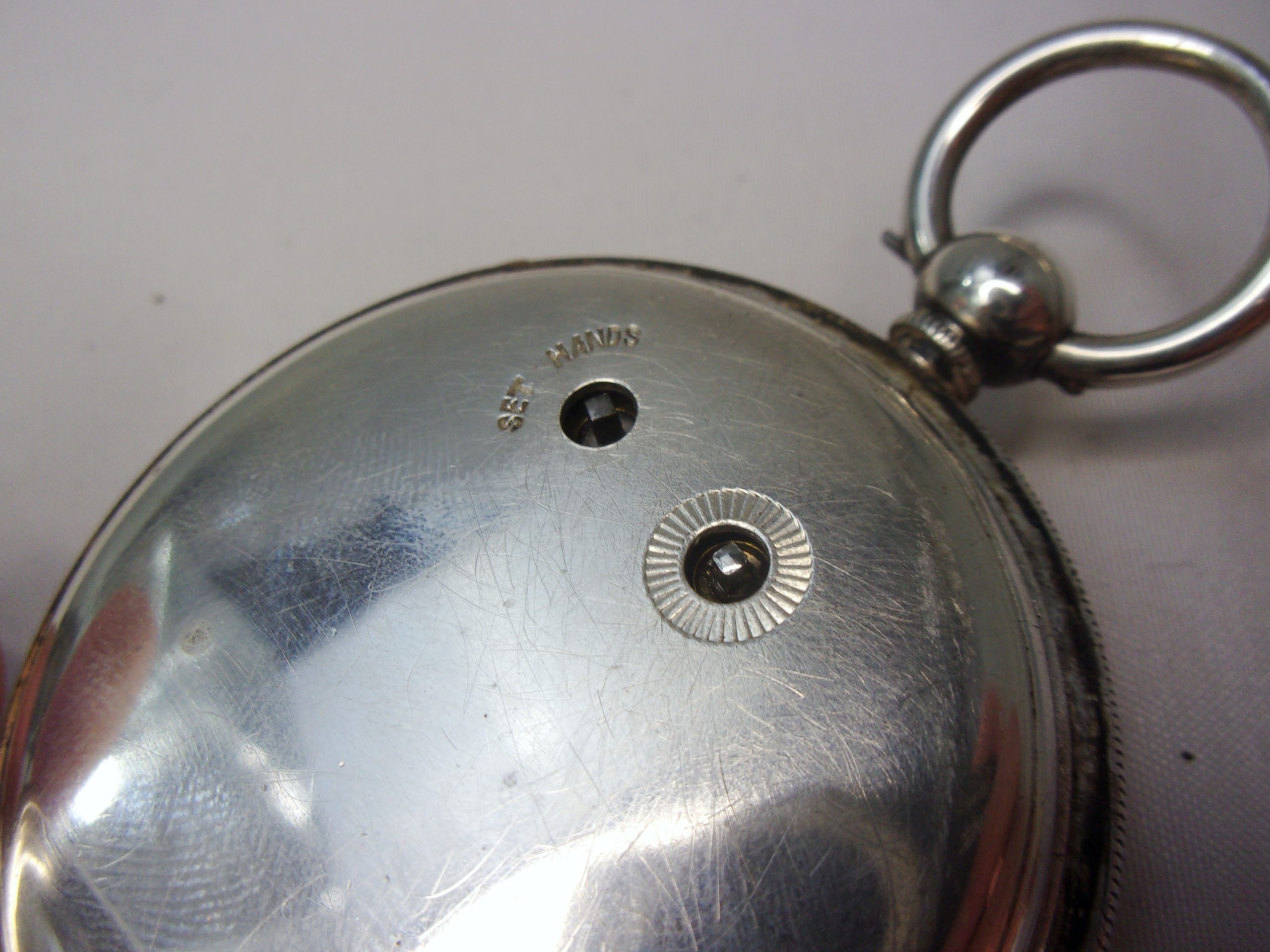 Chester 1881 Sterling Silver Marine Decimal Chronograph Pocket Watch - Image 5