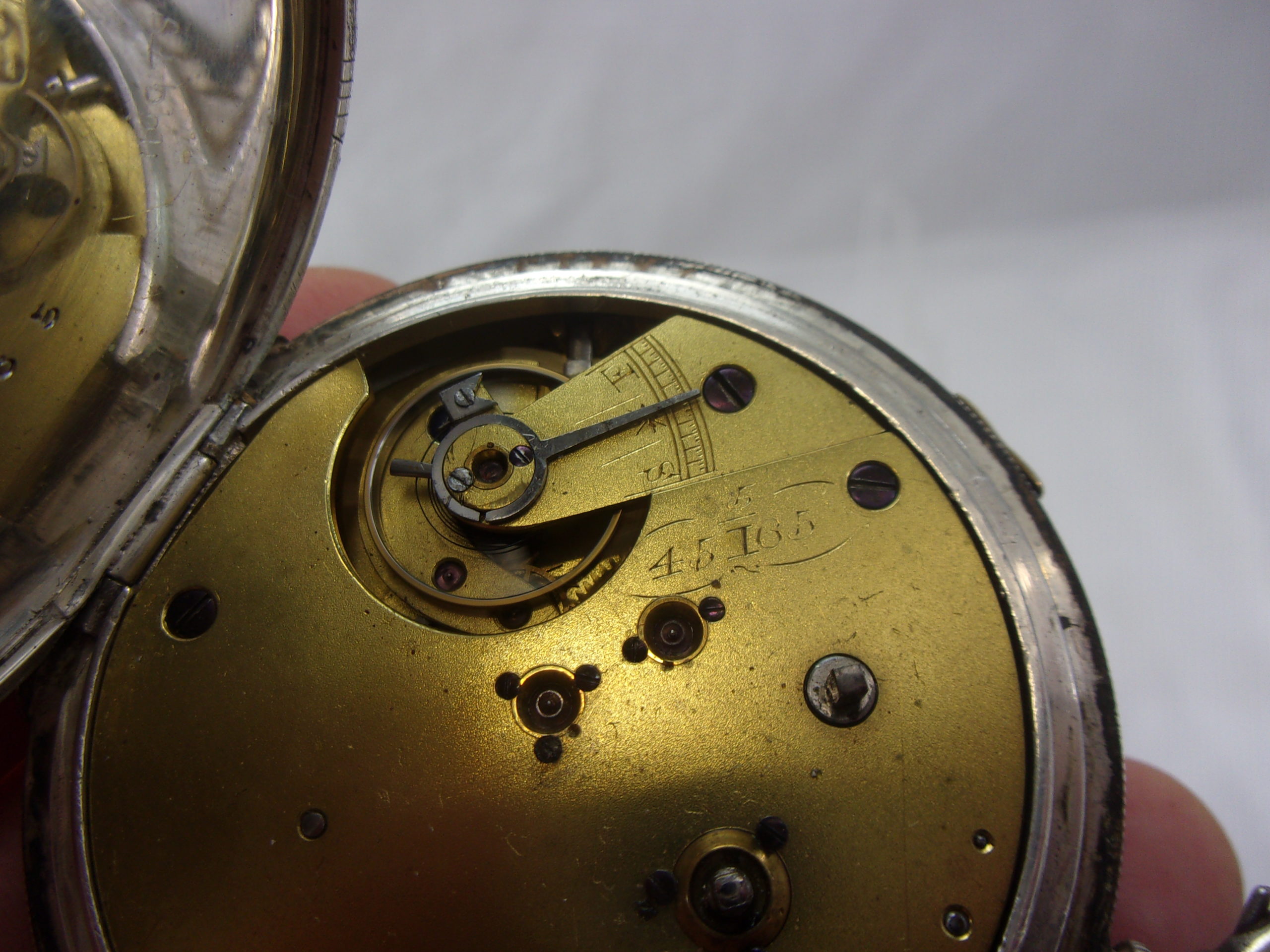 Chester 1881 Sterling Silver Marine Decimal Chronograph Pocket Watch - Image 9