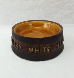 Vintage White Heather Whisky Bar Ashtray/Dog Bowl