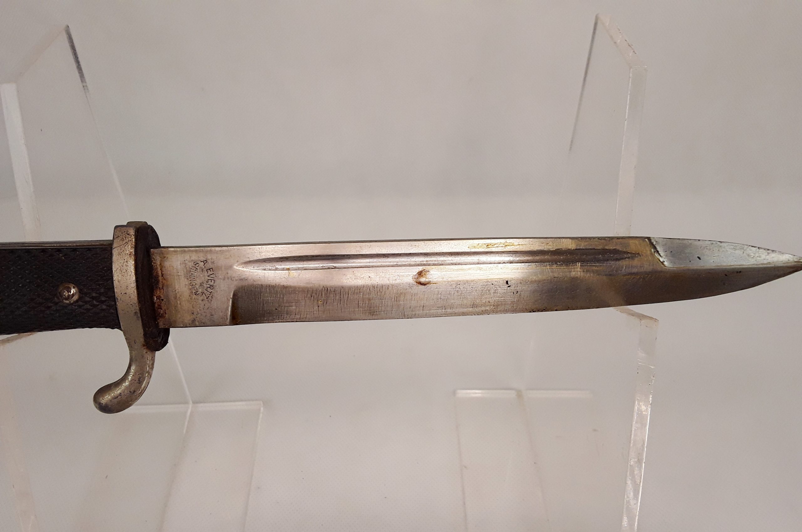 WW2 German K98 Combat Bayonet And Scabbard By Evertz - Image 11