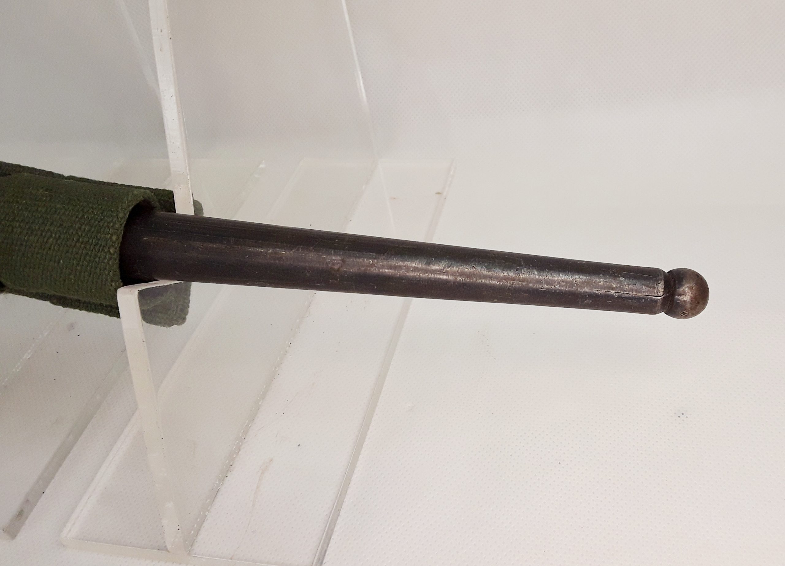 No 4 Lee Enfield No 4 Mk 2 Spike Bayonet, Scabbard And Its Webbing - Image 6