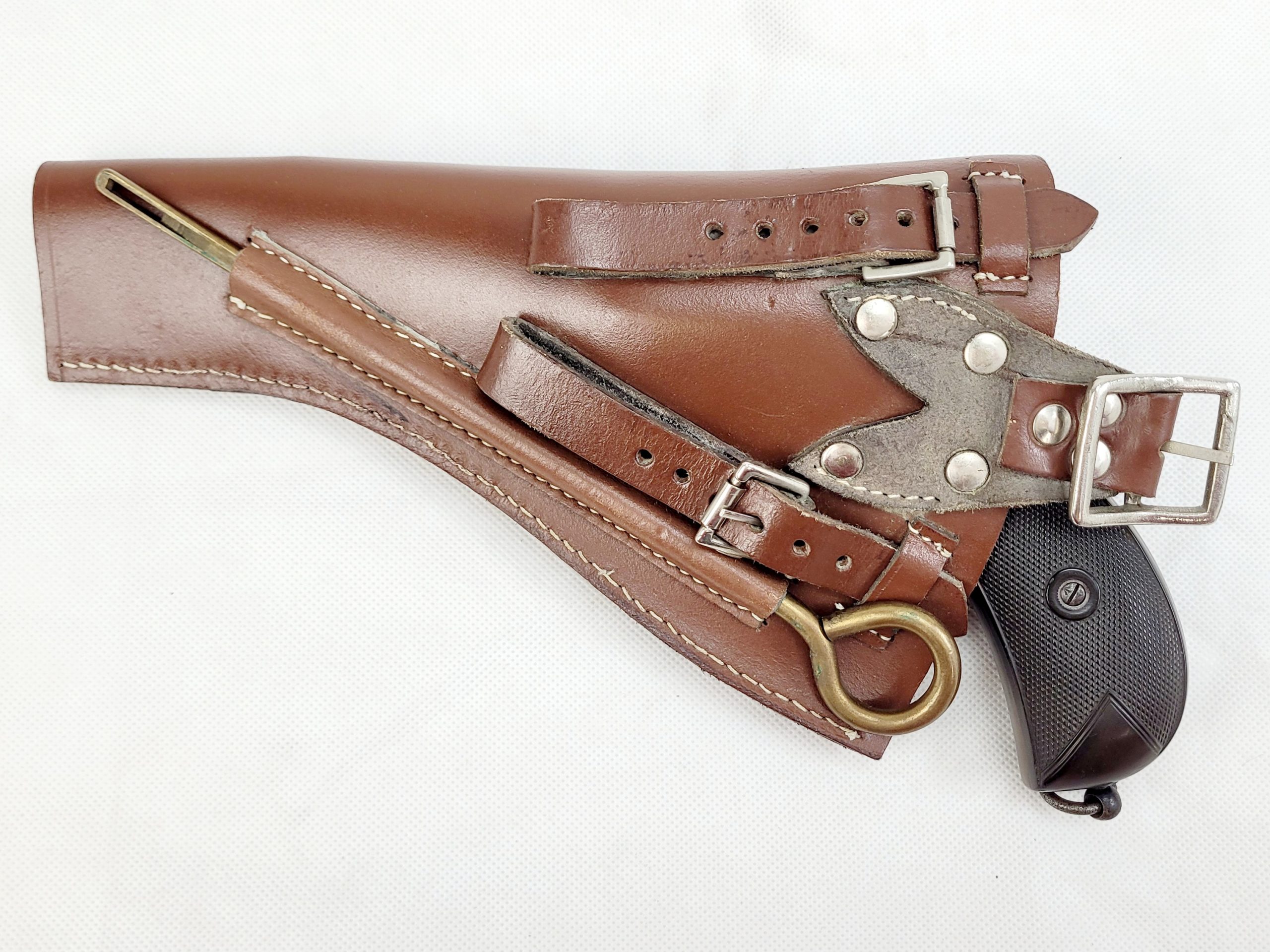 Pre-Boer War Webley Mark II Service Revolver with Holster, Ammo Pouch & .450 Ammo - Image 22