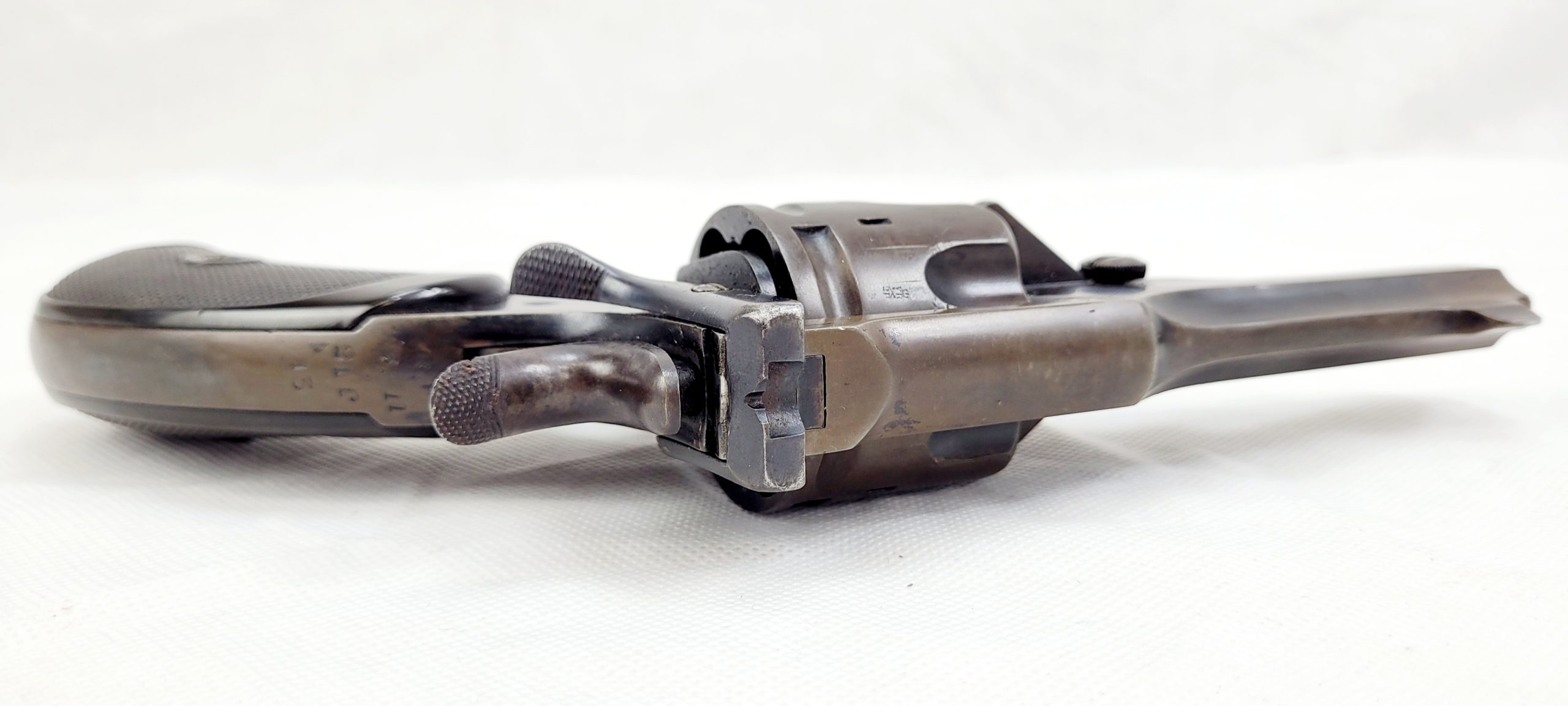 Pre-Boer War Webley Mark II Service Revolver with Holster, Ammo Pouch & .450 Ammo - Image 8