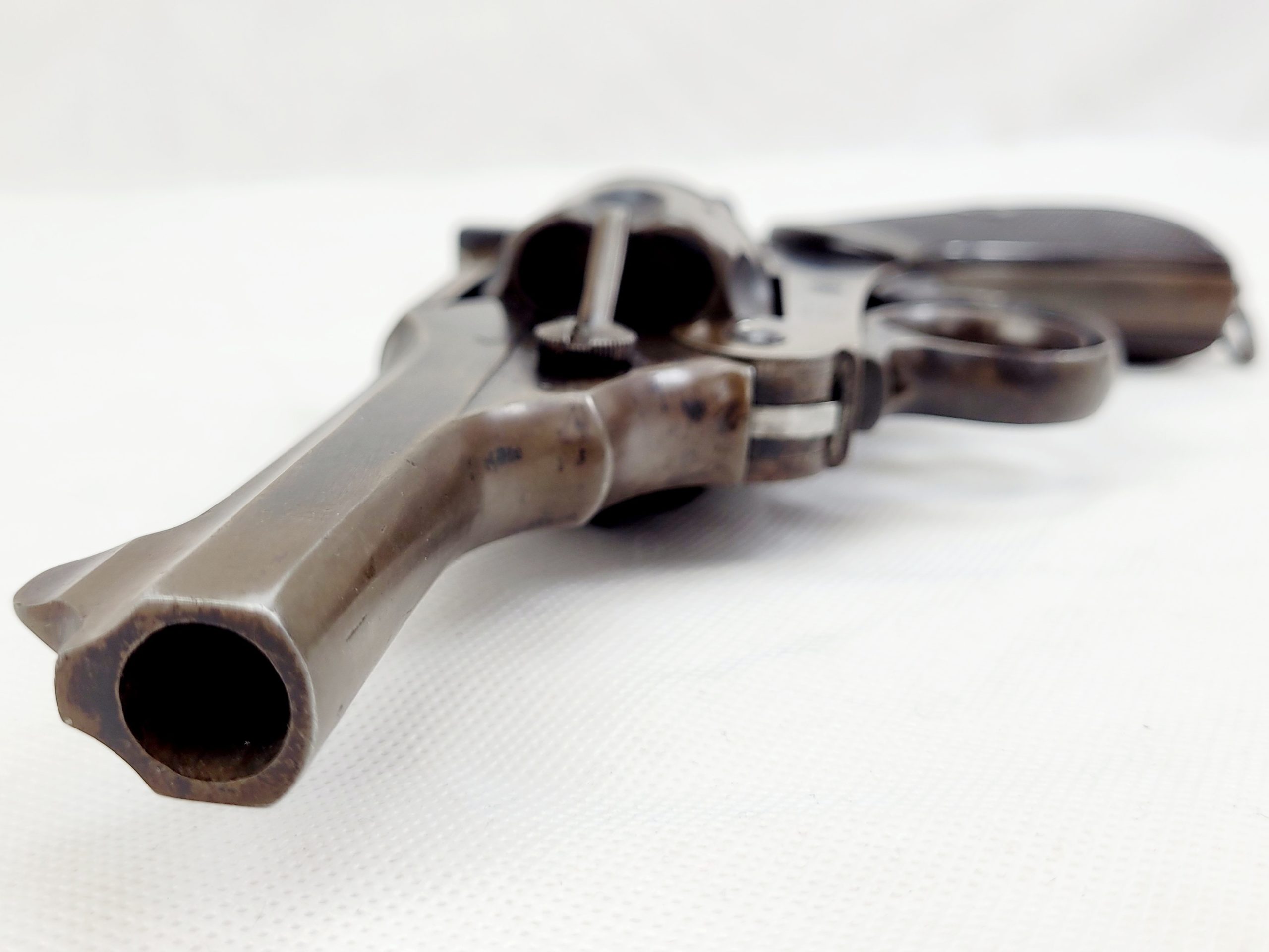 Pre-Boer War Webley Mark II Service Revolver with Holster, Ammo Pouch & .450 Ammo - Image 10