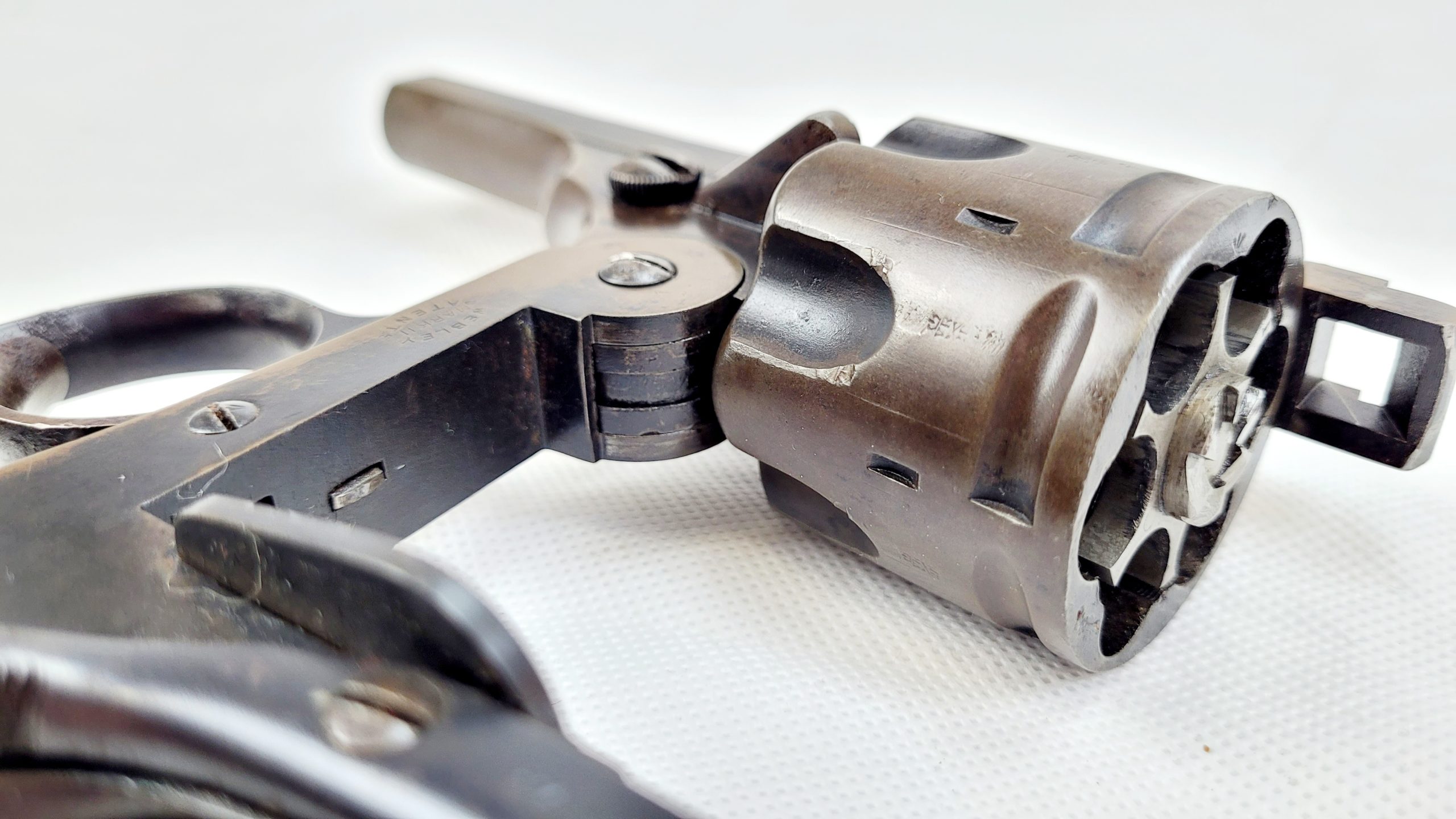 Pre-Boer War Webley Mark II Service Revolver with Holster, Ammo Pouch & .450 Ammo - Image 16