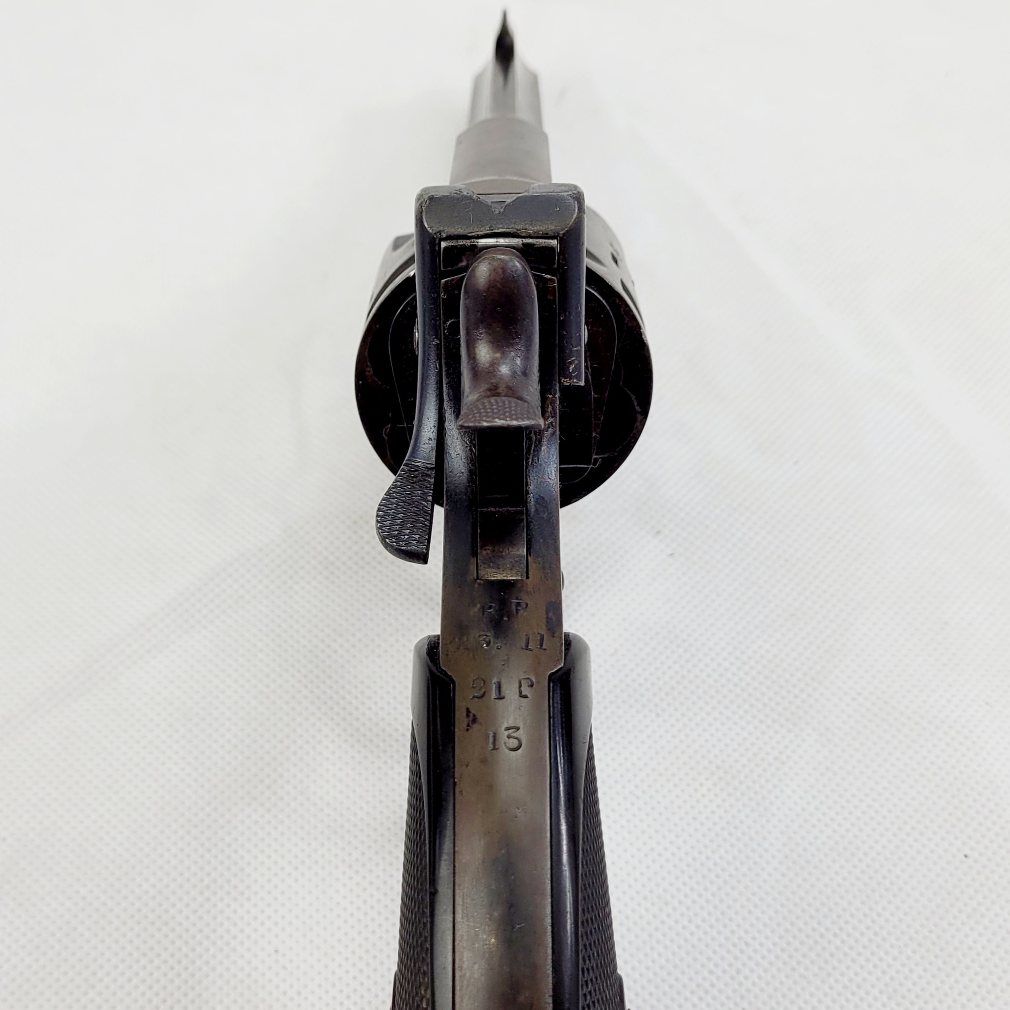Pre-Boer War Webley Mark II Service Revolver with Holster, Ammo Pouch & .450 Ammo - Image 13