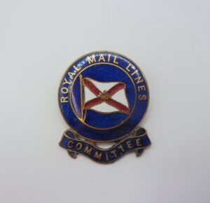 Royal Mail Lines Committee Enamel Badge