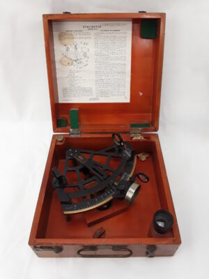 WW2 1945 Stadimeter U.S. Maritime Sextant Made By Schick Incorporated
